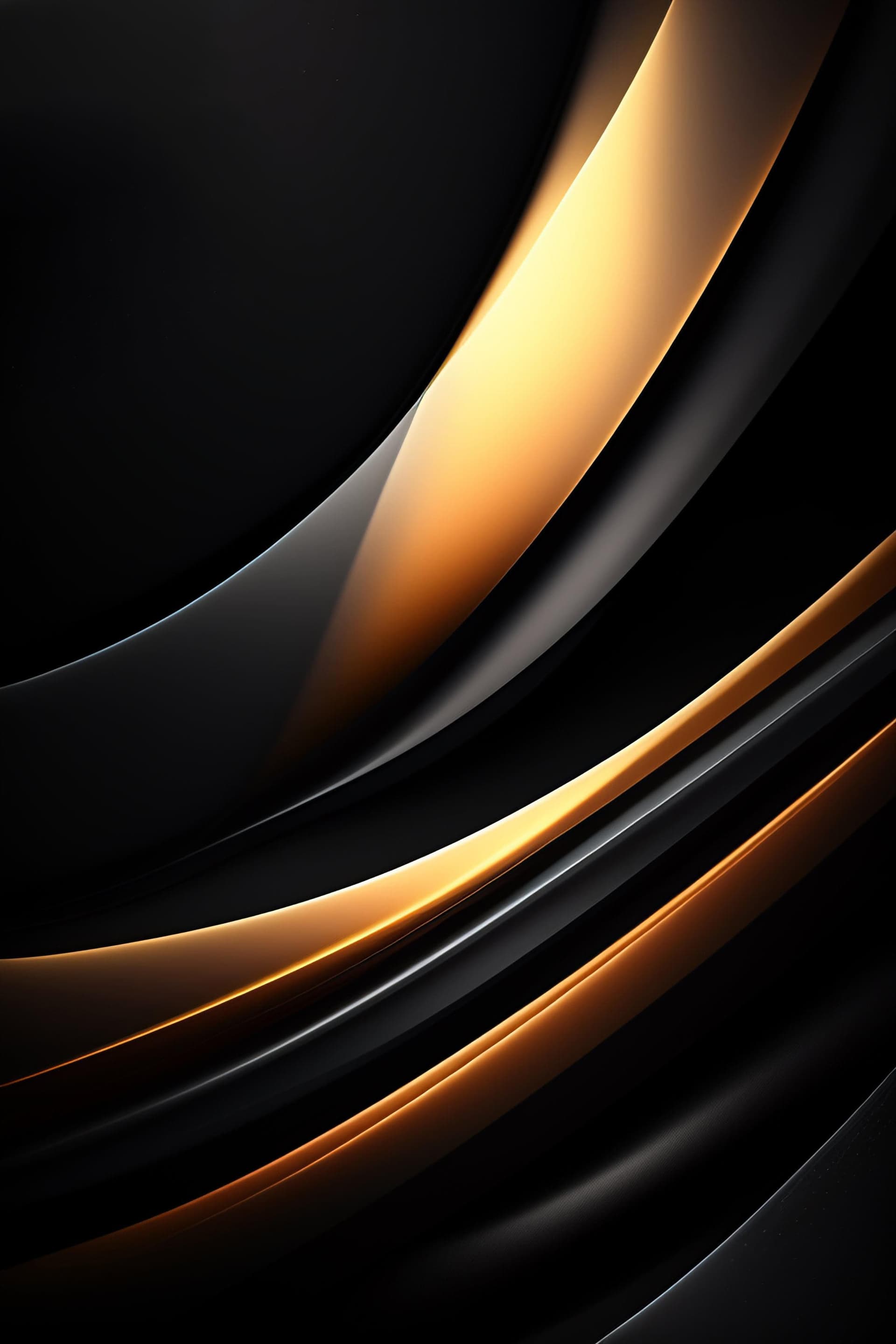 Sleek Dark Curves - Pro phone wallpaper
