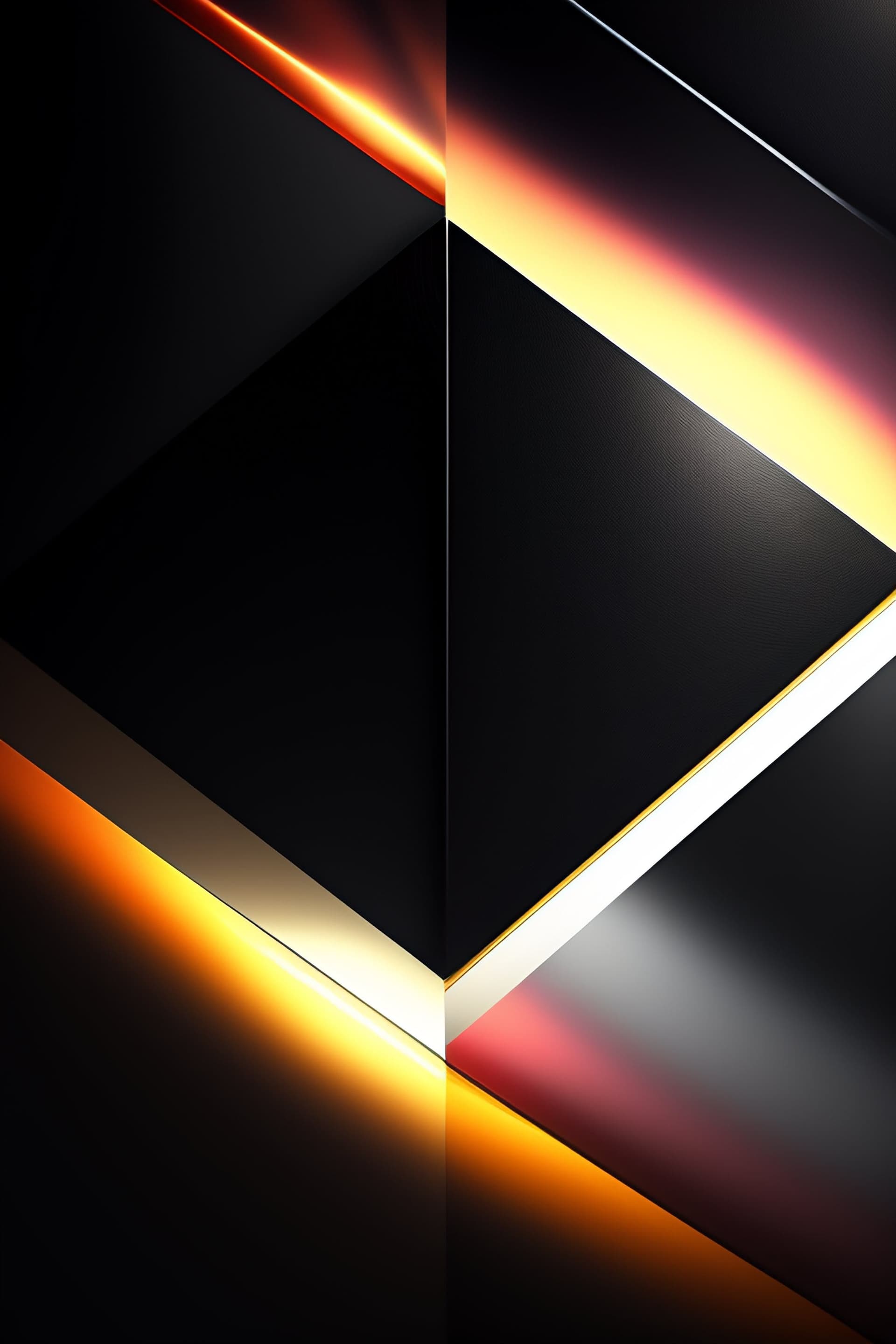 Gleaming Dark Geometry - Pro phone wallpaper
