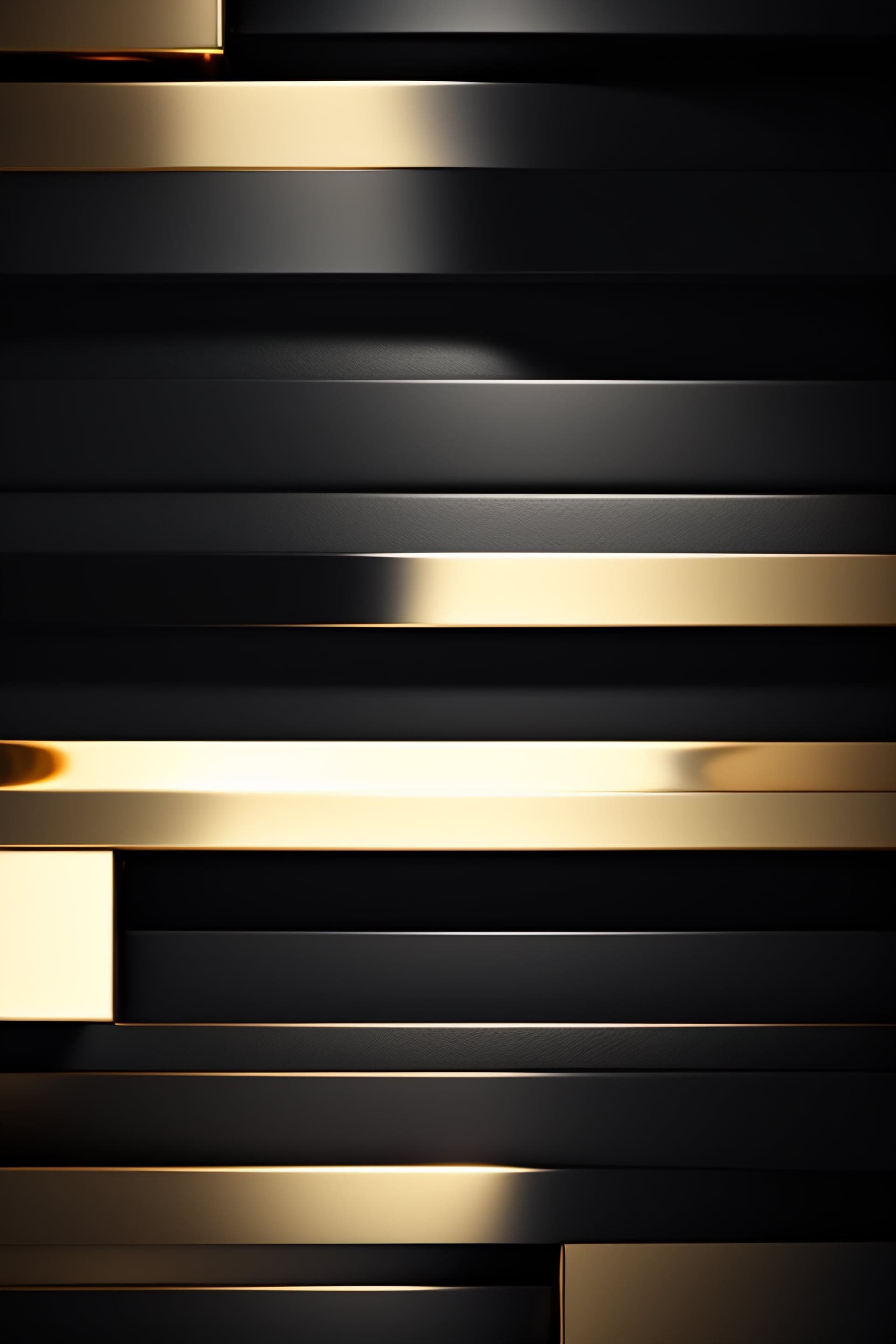 Golden Dark Layers - Pro phone wallpaper