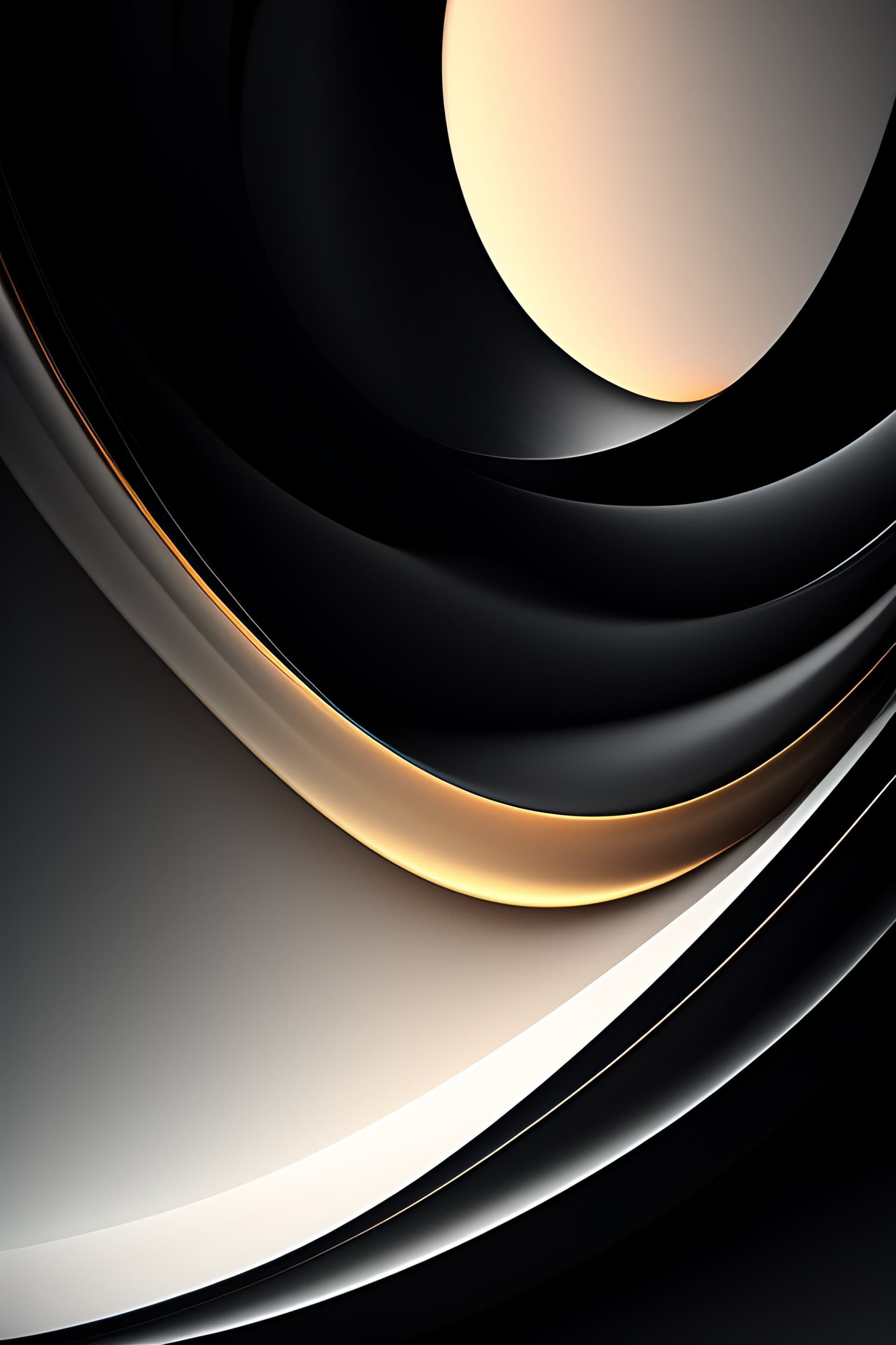 Elegant Dark Curves - Pro phone wallpaper
