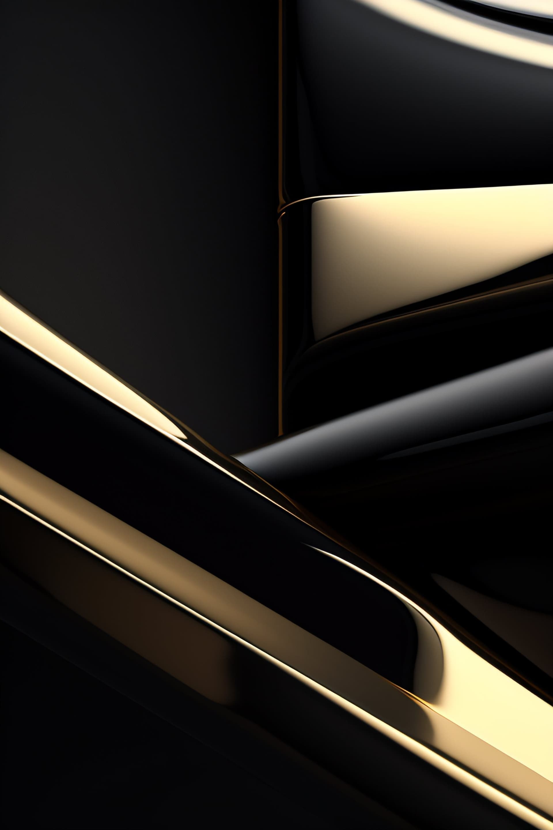 Golden Metallic Structure - Pro phone wallpaper