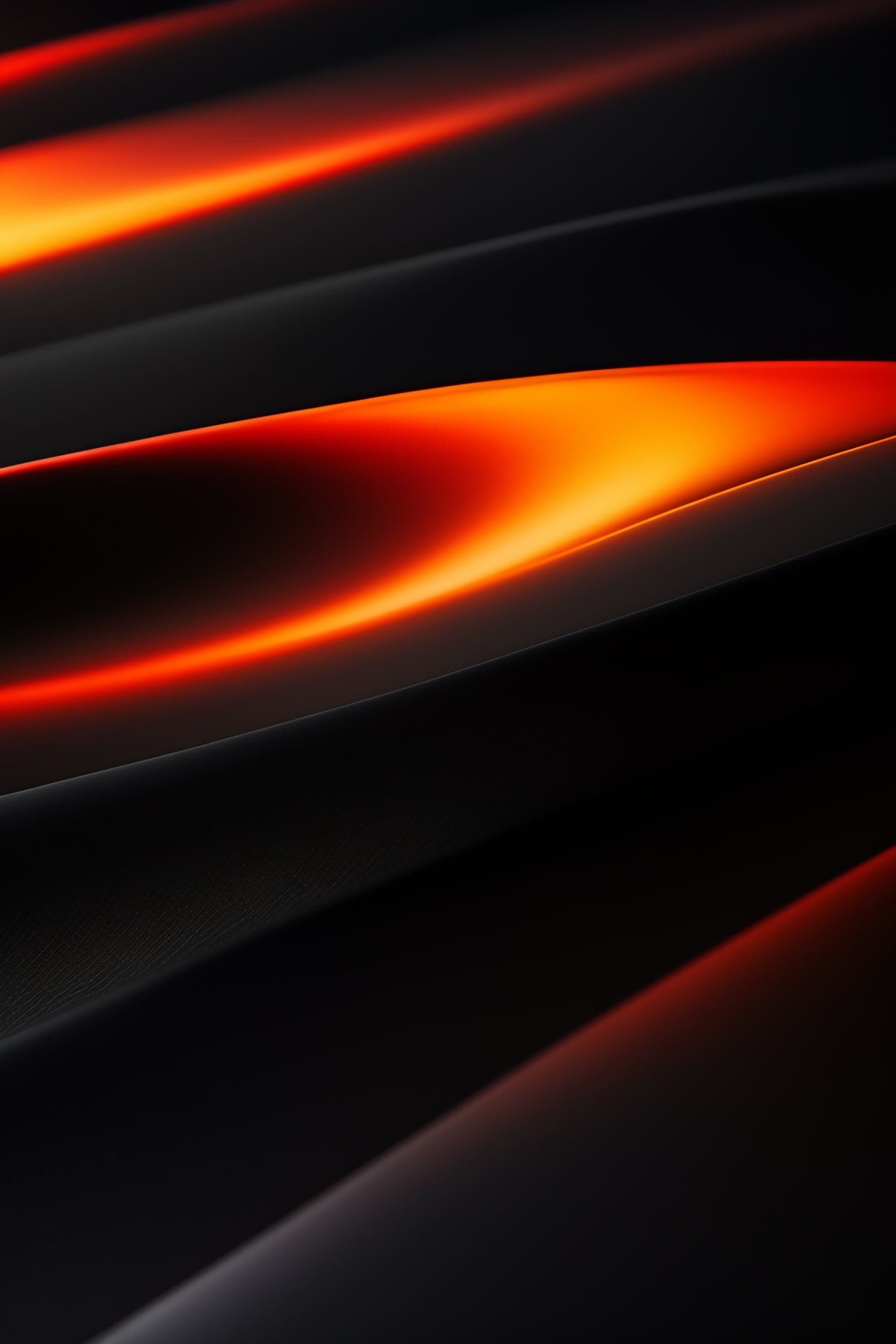 Fiery Dark Ridges - Pro phone wallpaper