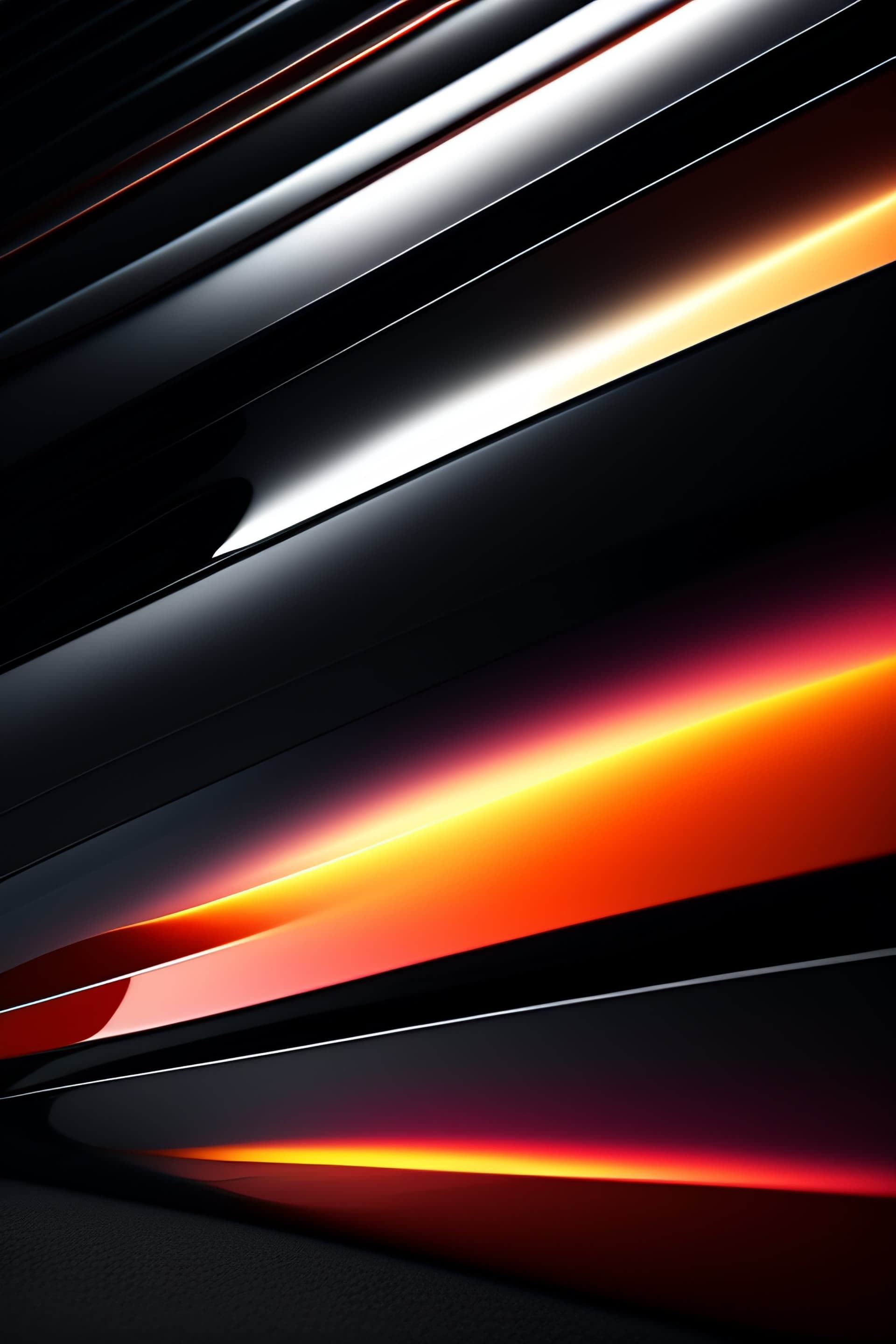 Glossy Dark Stripes - Pro phone wallpaper