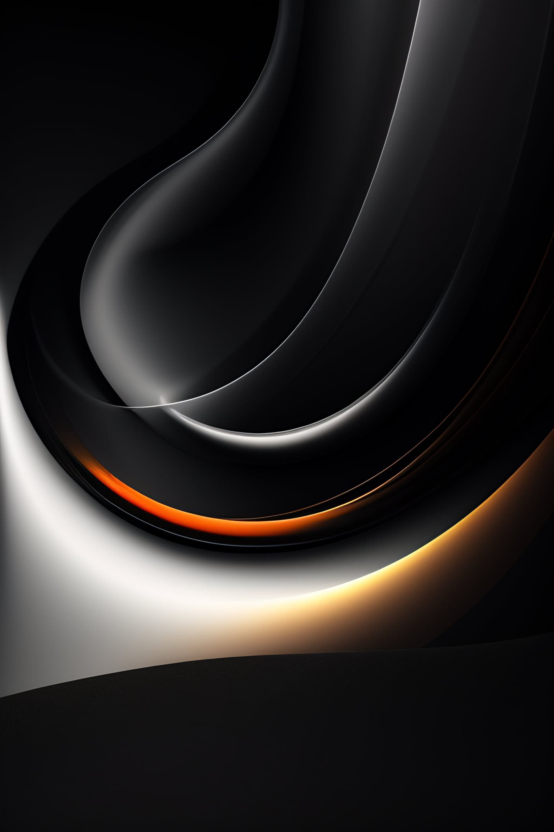 Sleek Dark Flow - Pro phone wallpaper