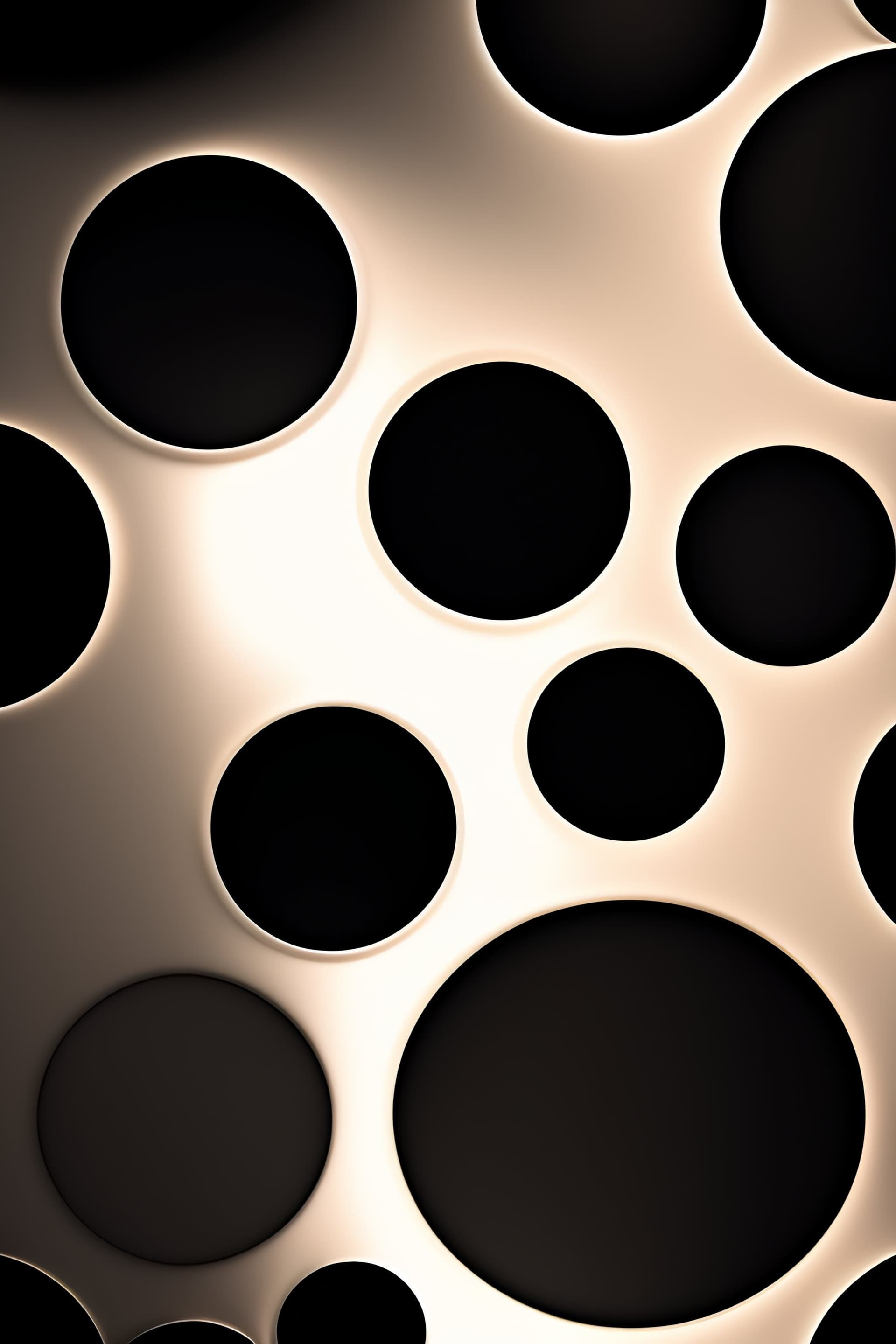 Circular Void Pattern - Pro phone wallpaper