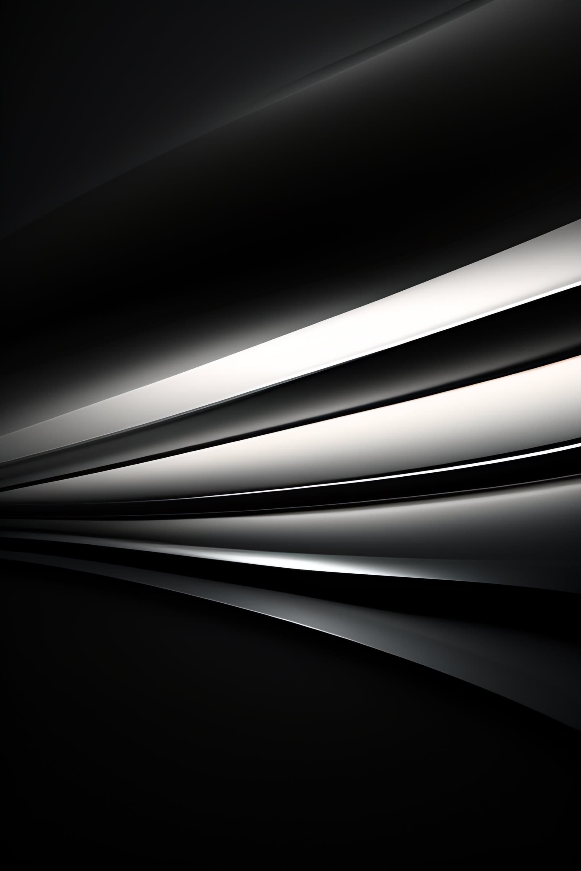Silver Metallic Layers - Pro phone wallpaper