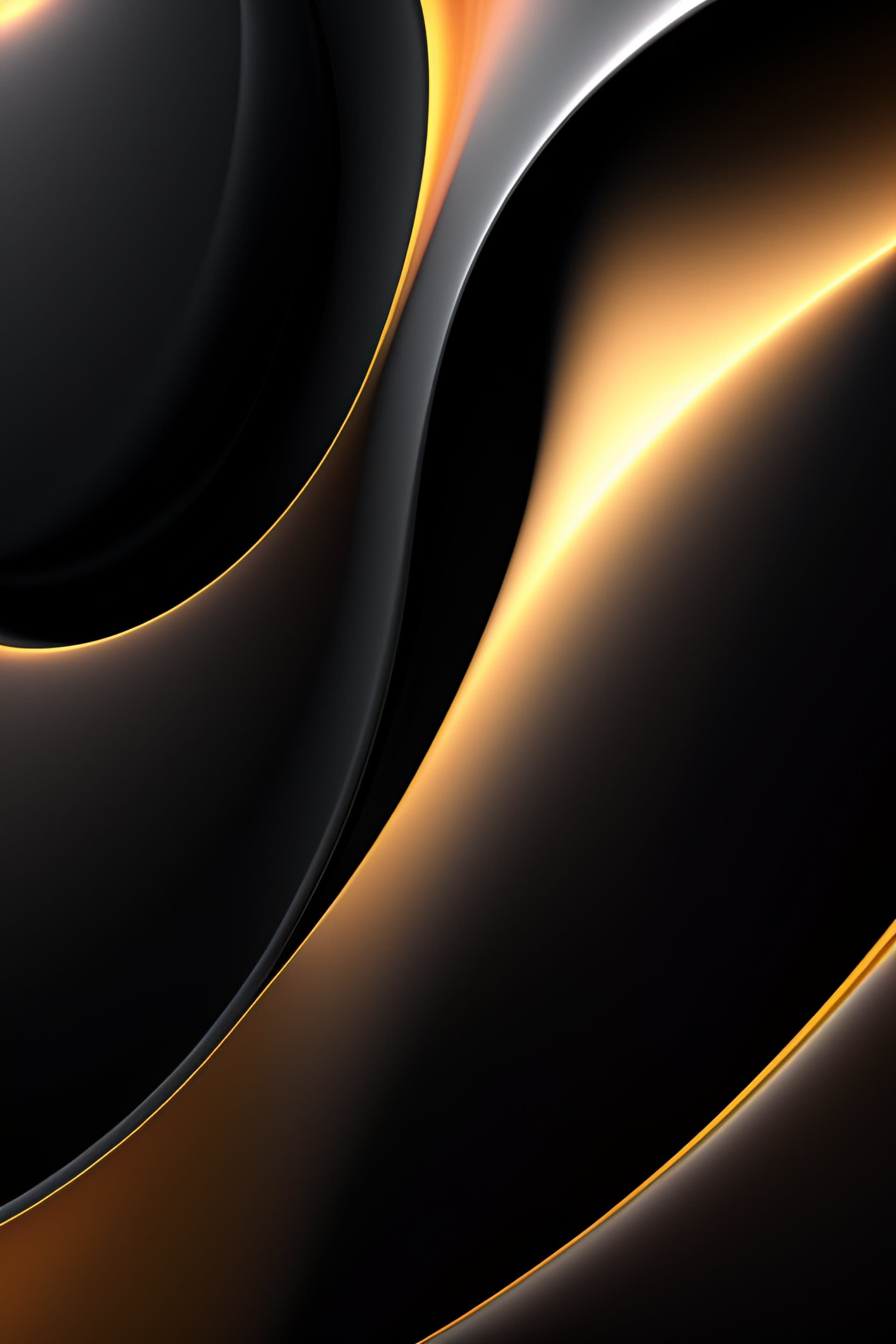 Gleaming Dark Curves - Pro phone wallpaper