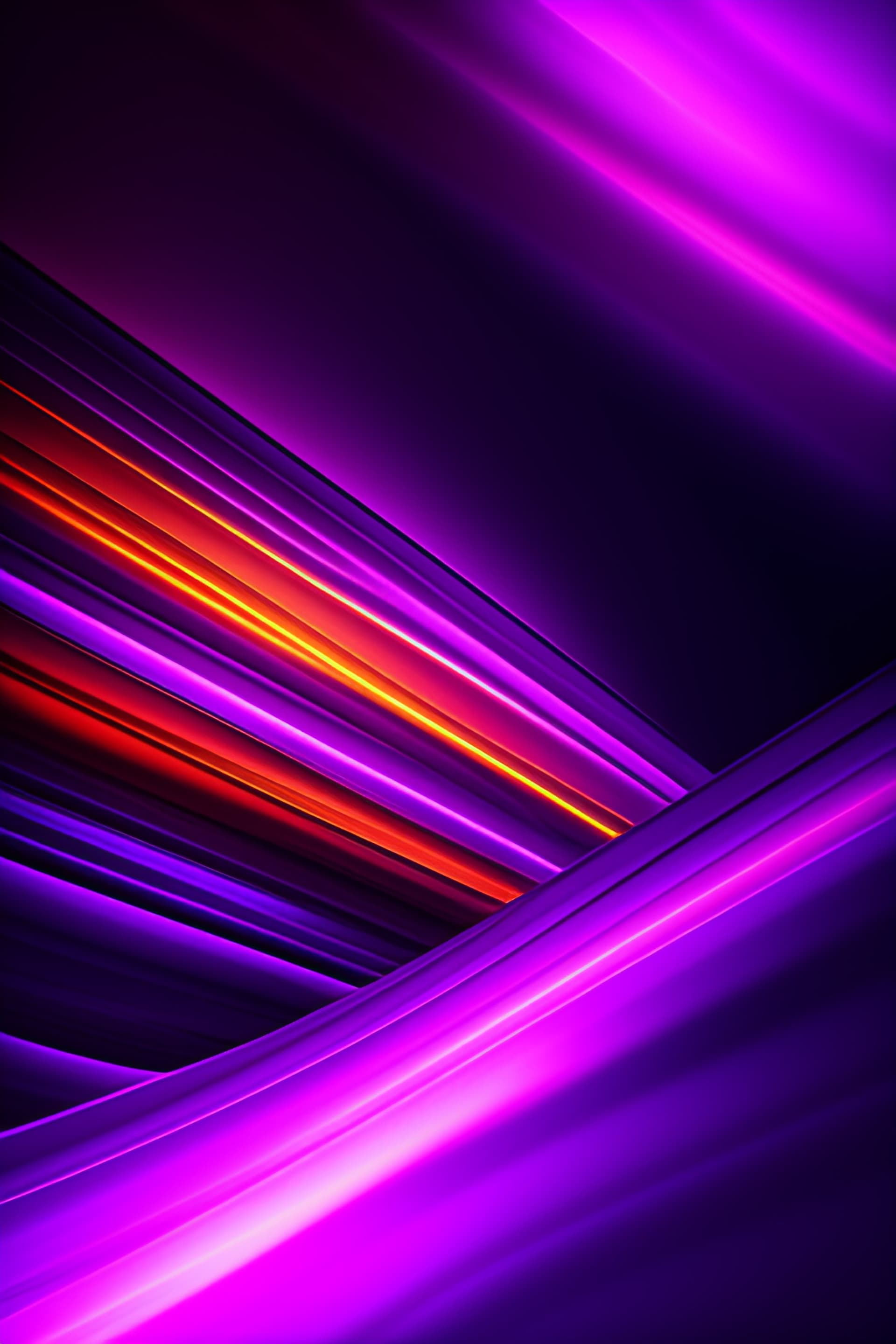 Purple Light Streaks - Pro phone wallpaper