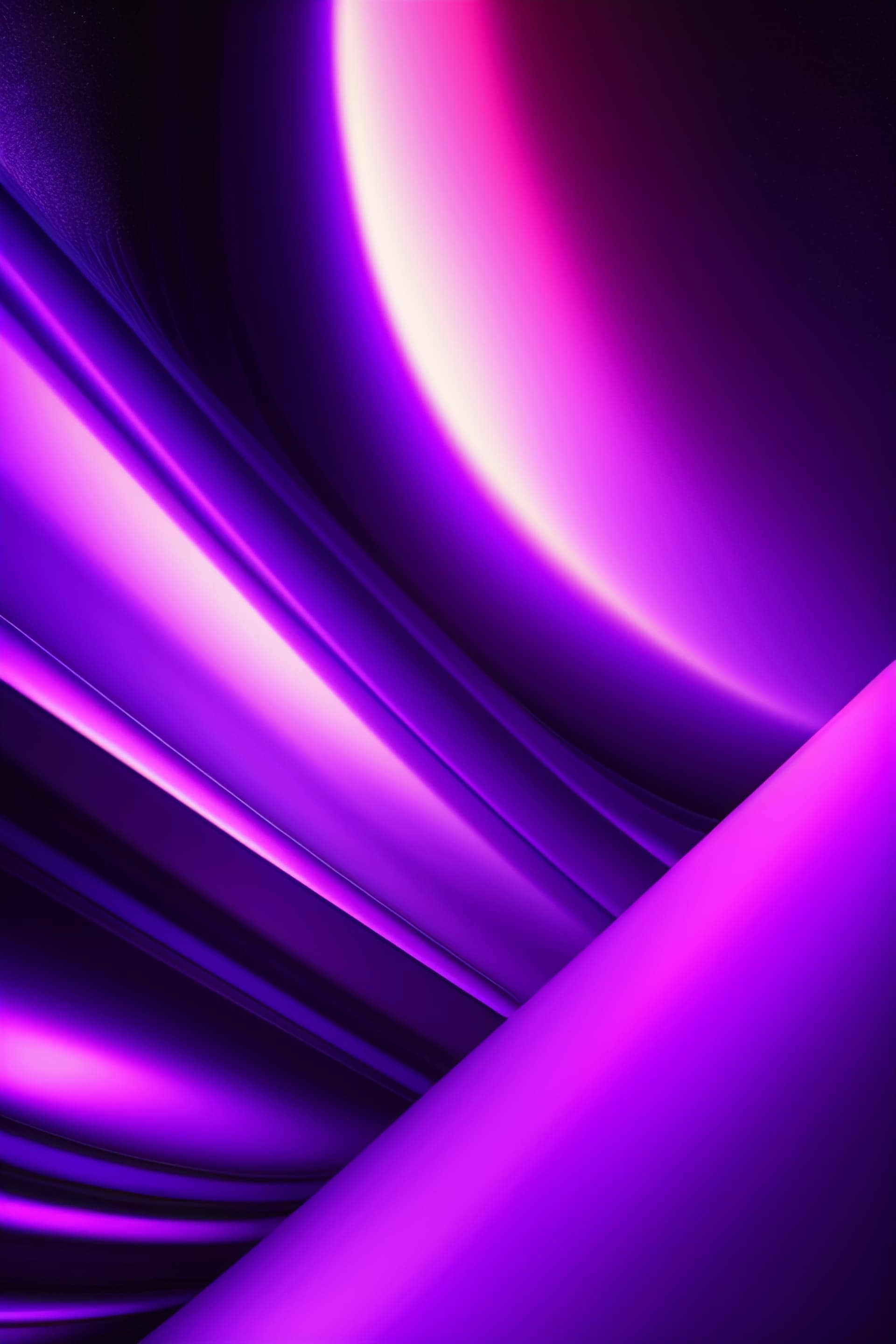Purple Flowing Curves - Pro phone wallpaper