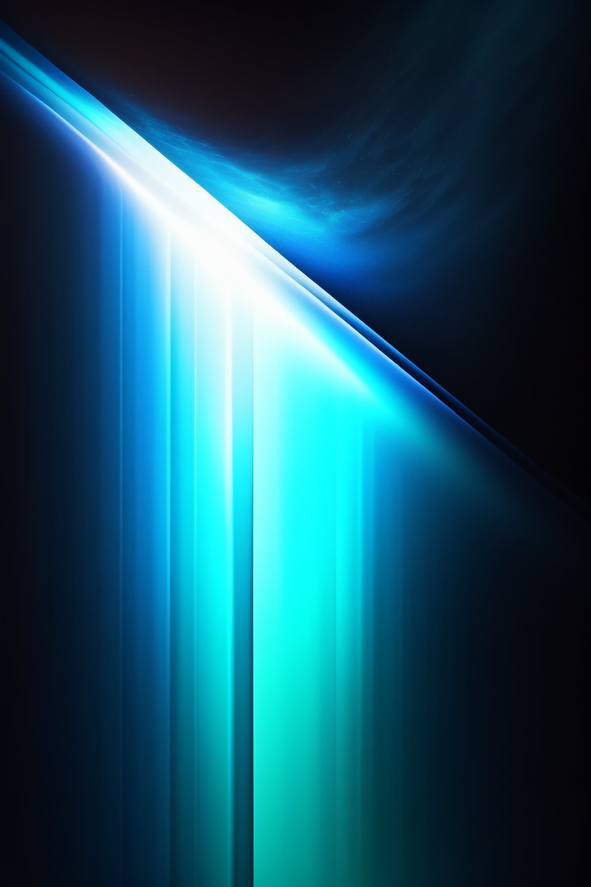 Aqua Light Cascade - Pro phone wallpaper