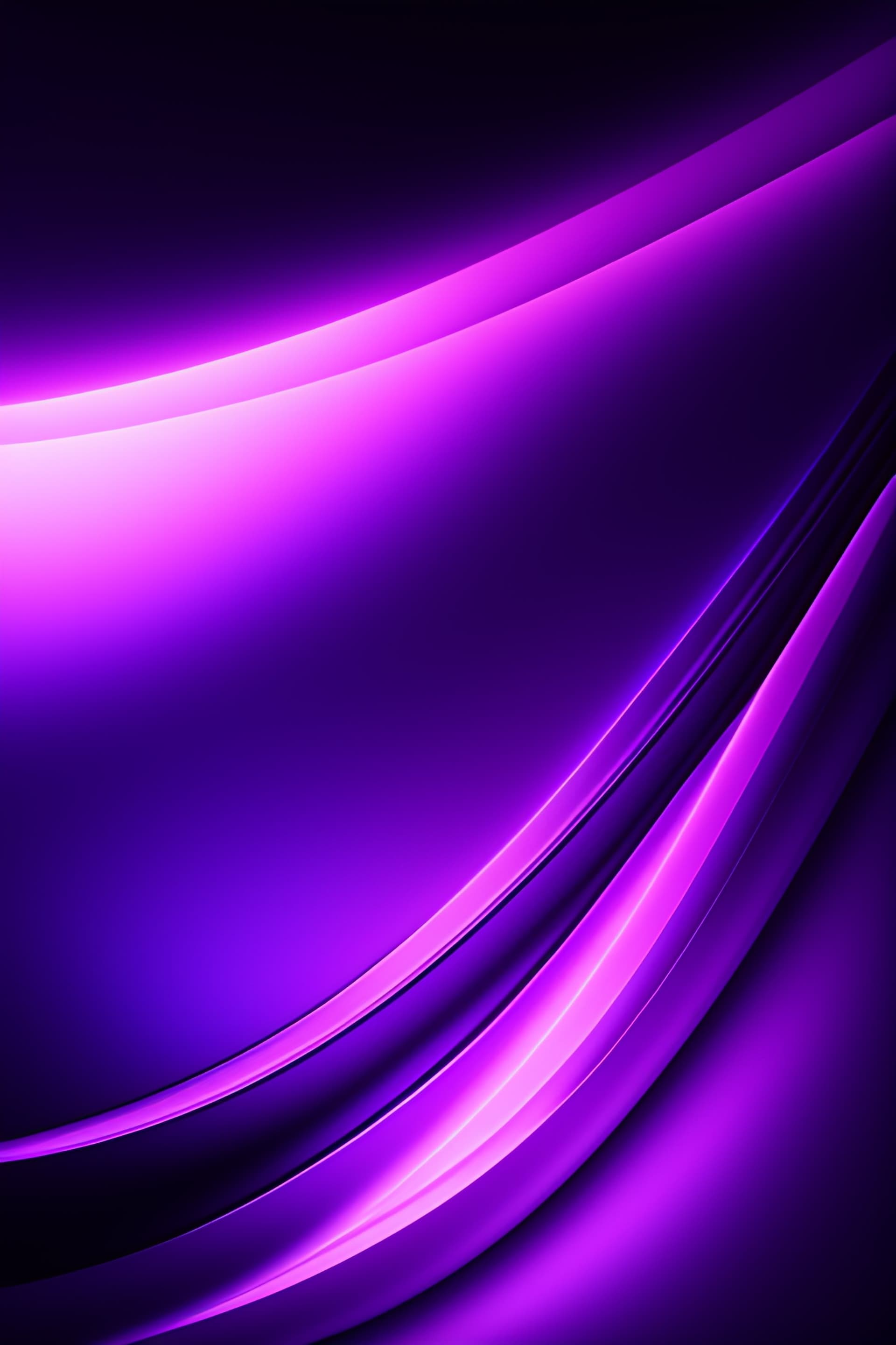 Luminous Purple Curves - Pro phone wallpaper