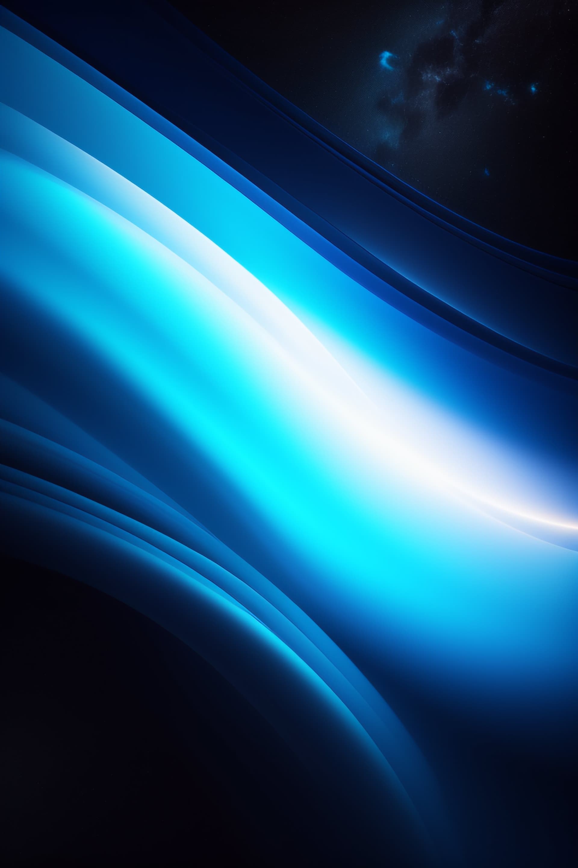 Azure Flowing Light - Pro phone wallpaper