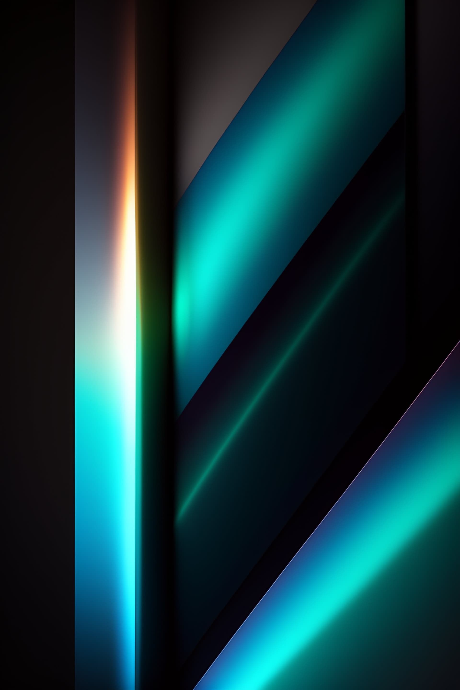 Teal Geometry - Pro phone wallpaper