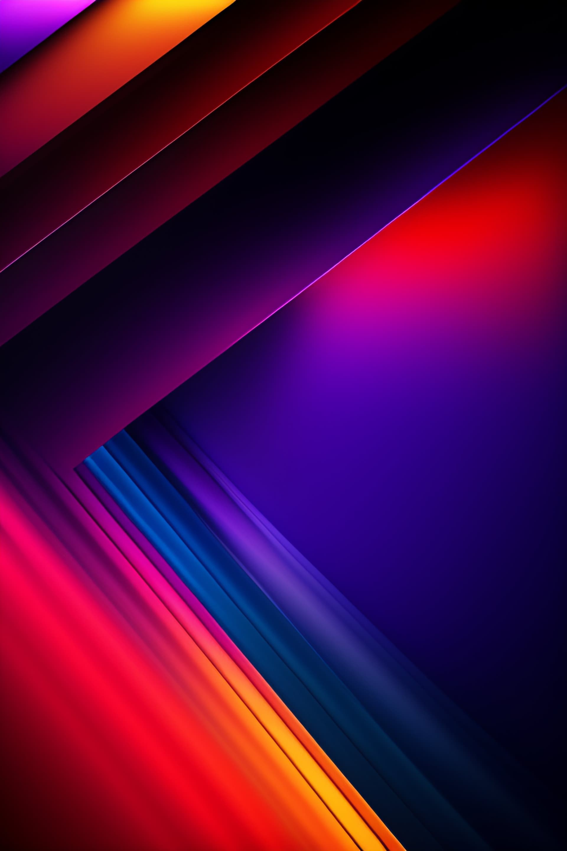 Prismatic Layers - Pro phone wallpaper