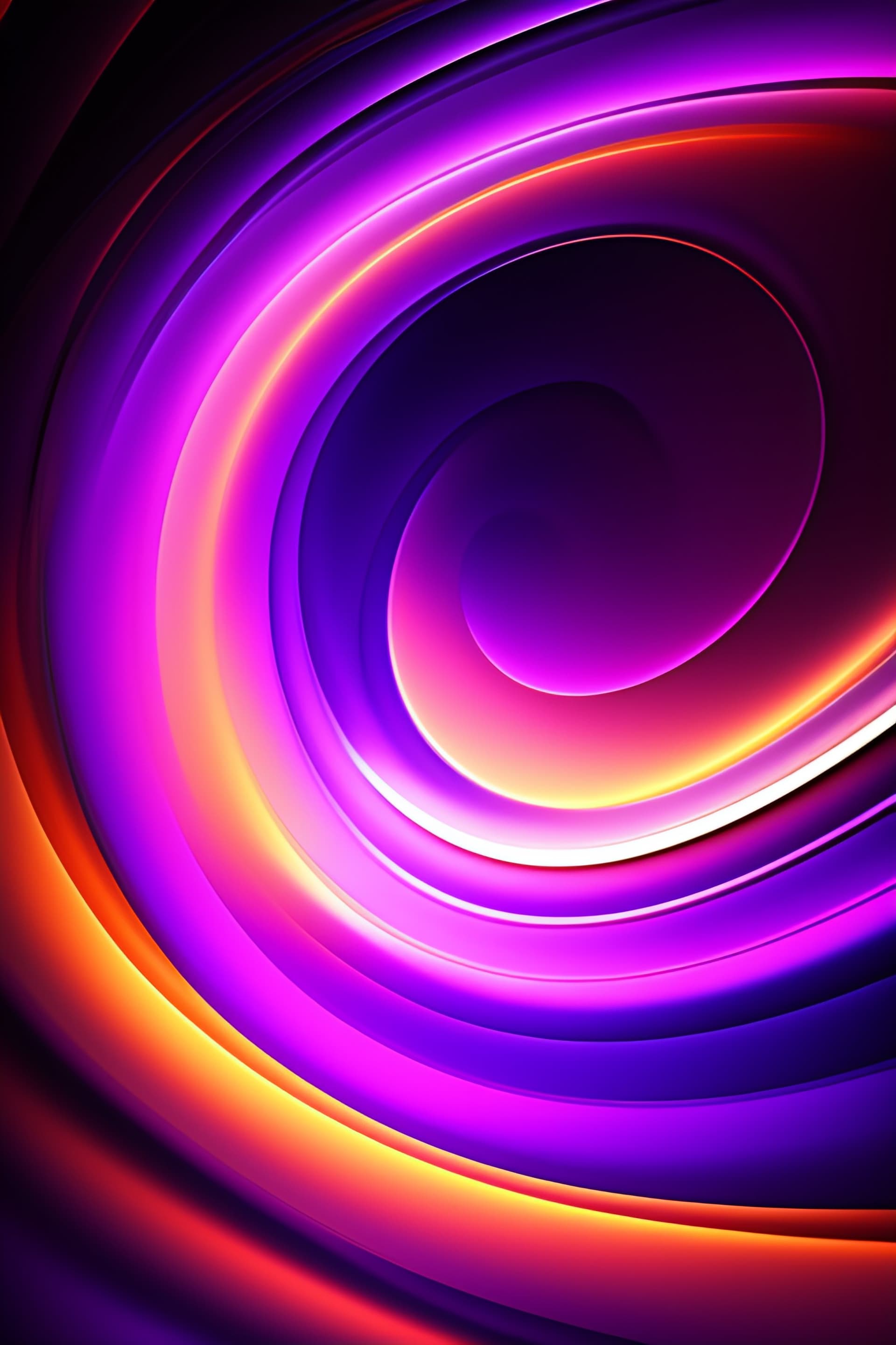 Swirling Light Vortex - Pro phone wallpaper