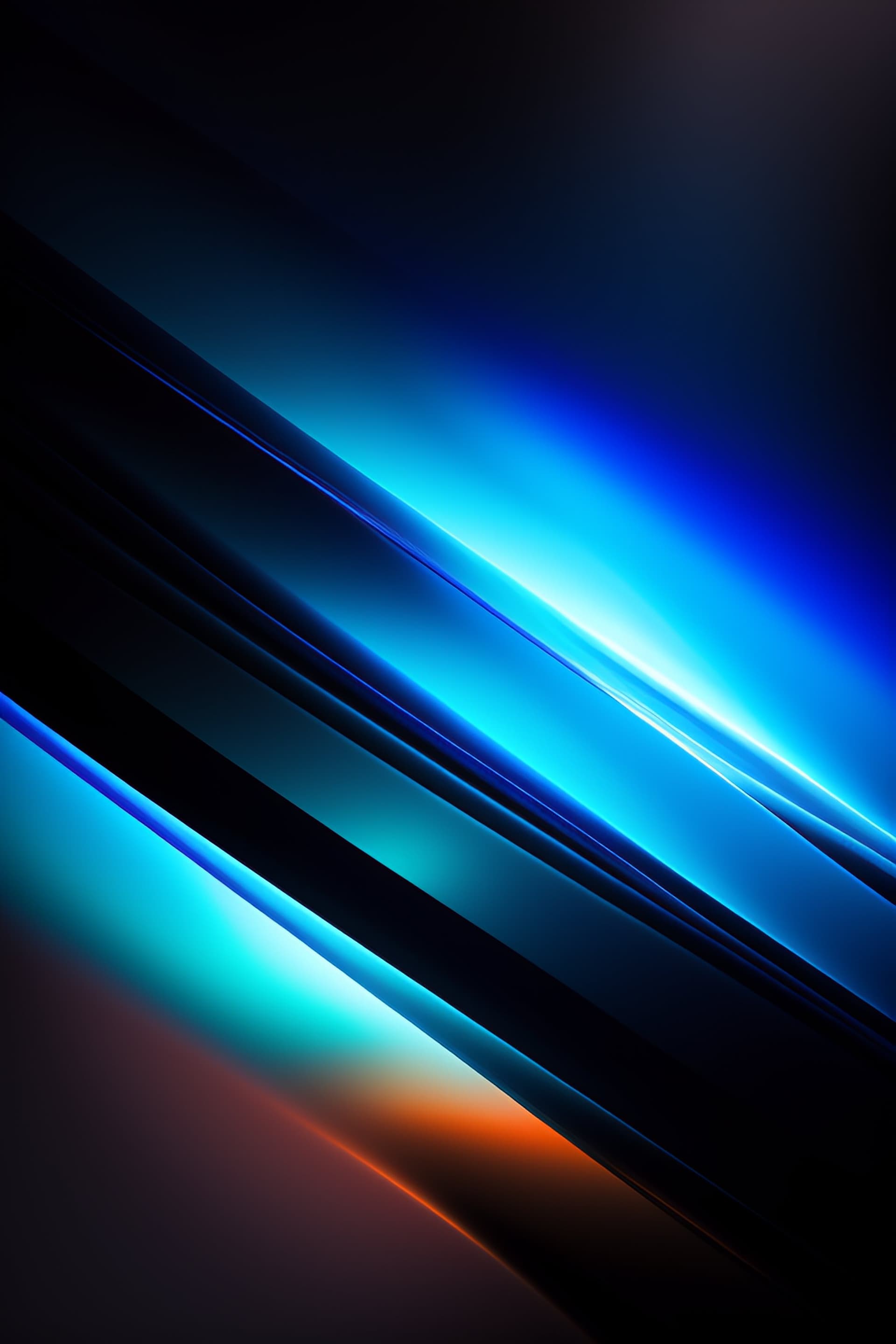 Blue Diagonal Streaks - Pro phone wallpaper