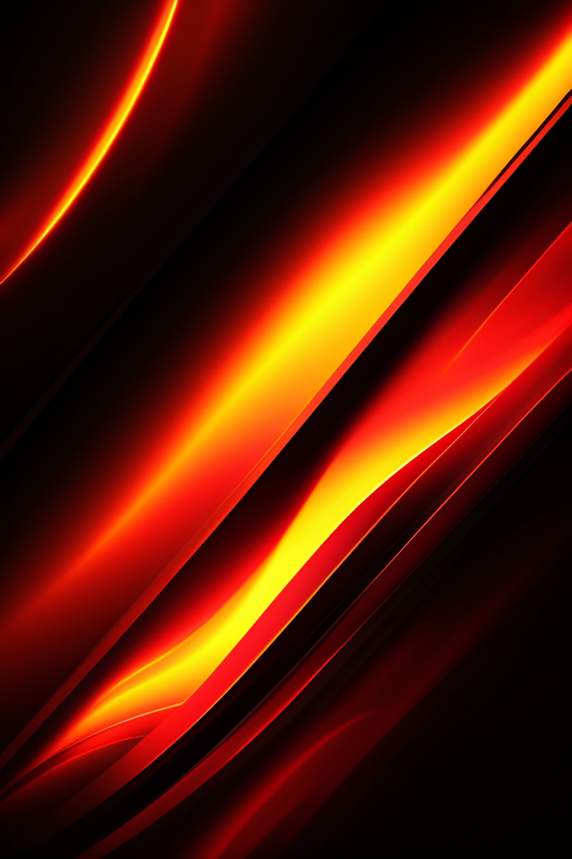Luminous Red Streaks - Pro phone wallpaper
