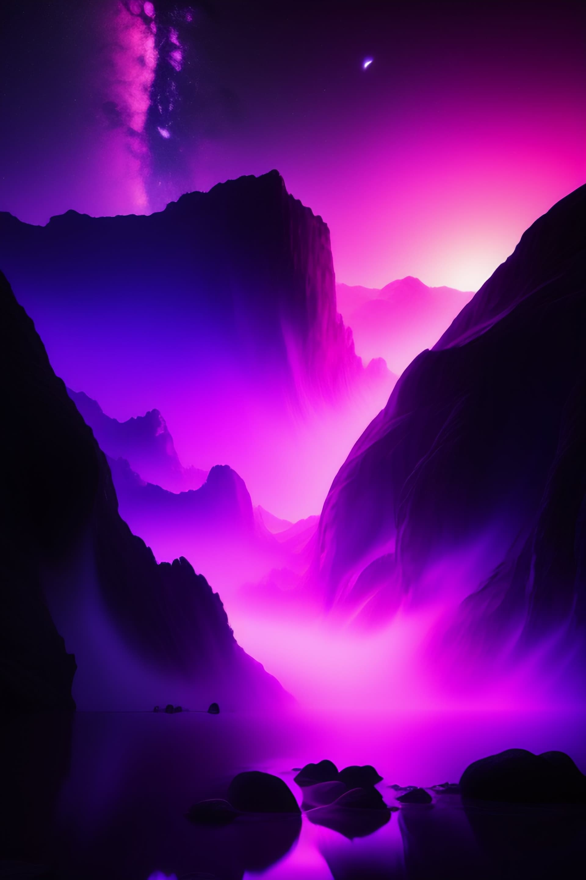 Purple Mountain Majesty - Pro phone wallpaper