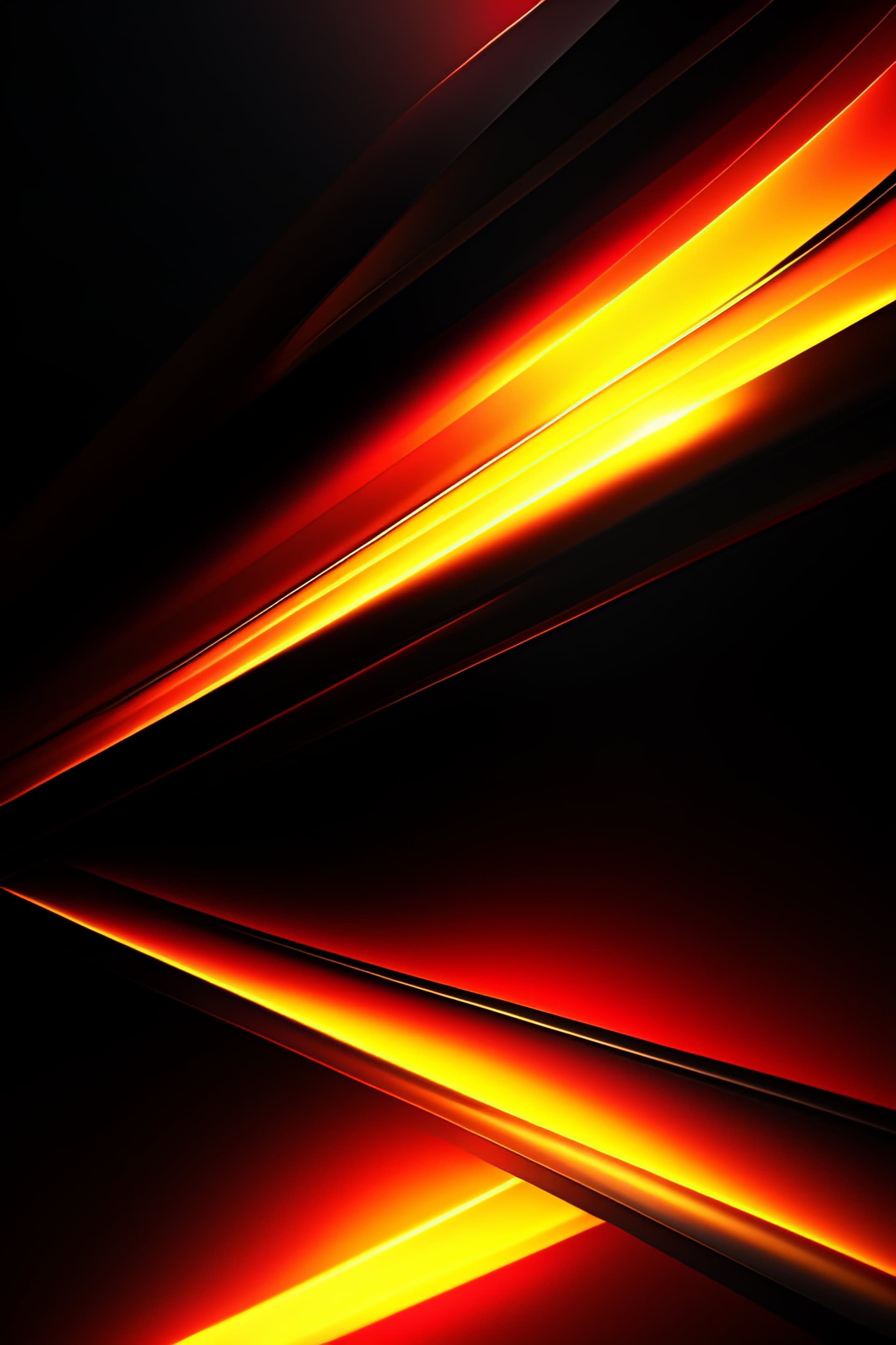 Fiery Light Streaks - Pro phone wallpaper
