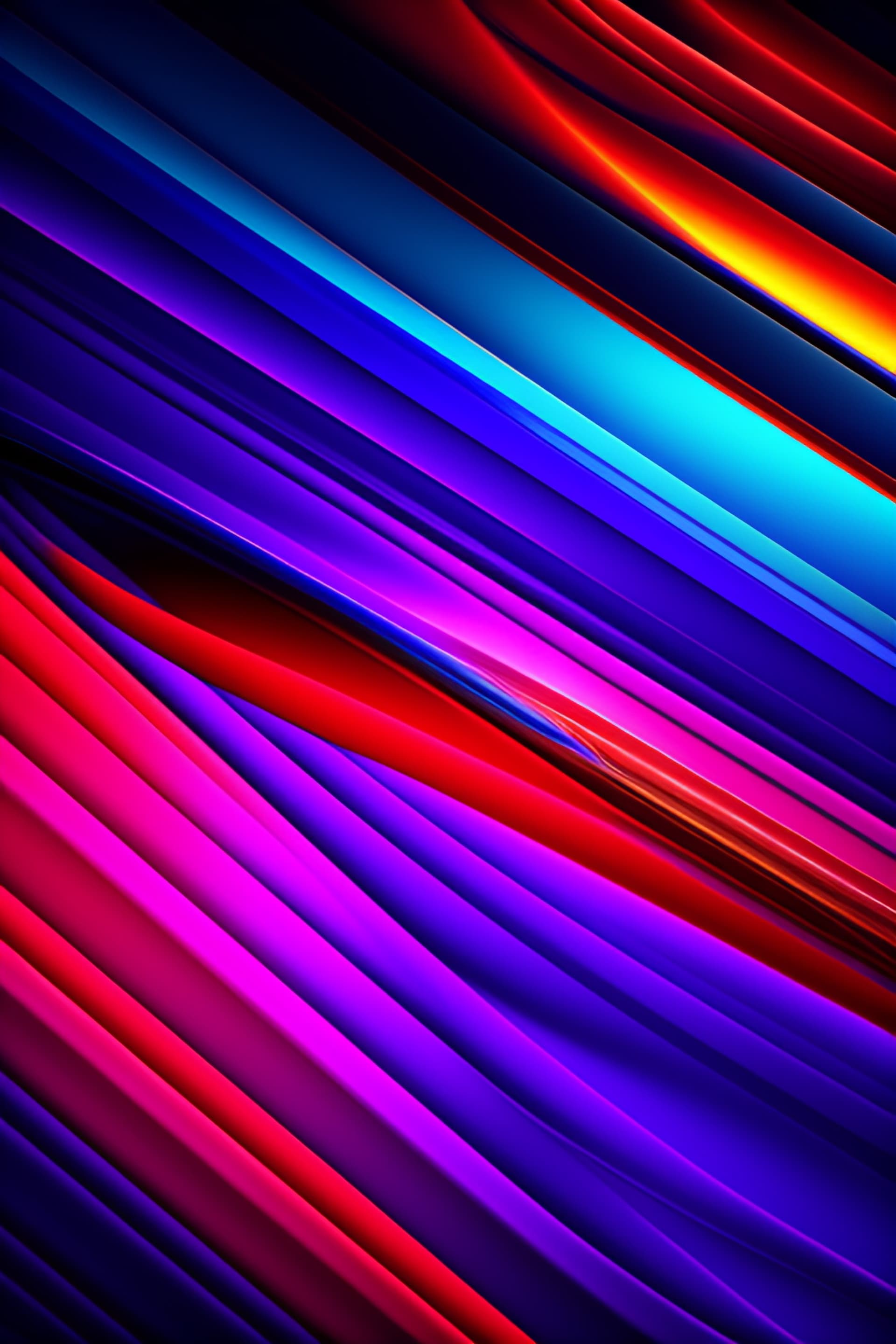 Vivid Ribbons - Pro phone wallpaper