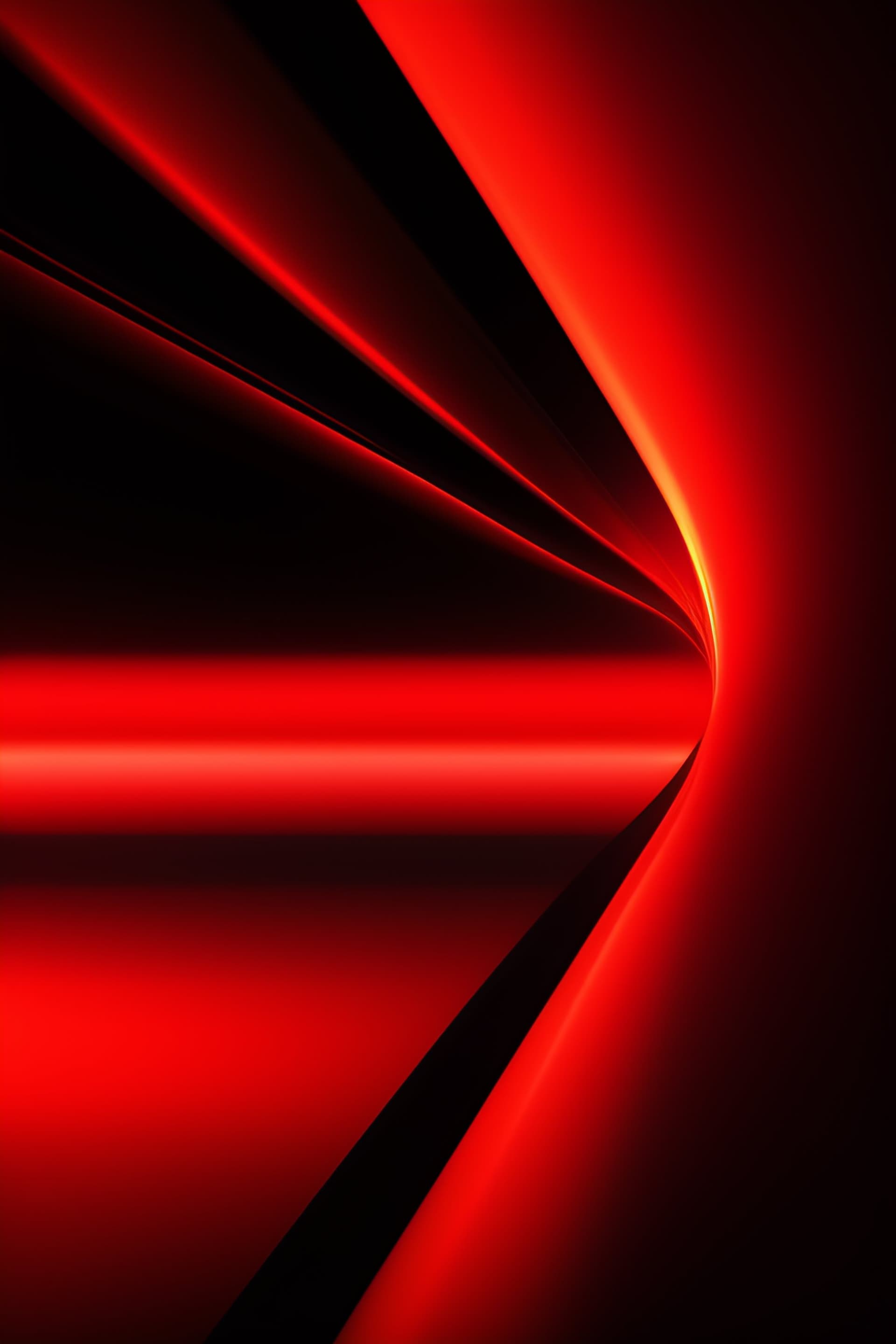 Crimson Light Tunnel - Pro phone wallpaper