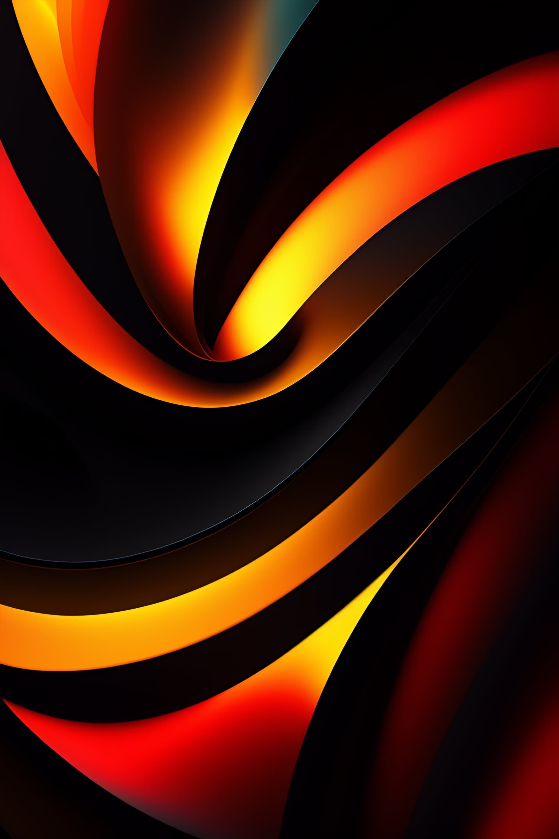Inferno Swirls - Pro phone wallpaper