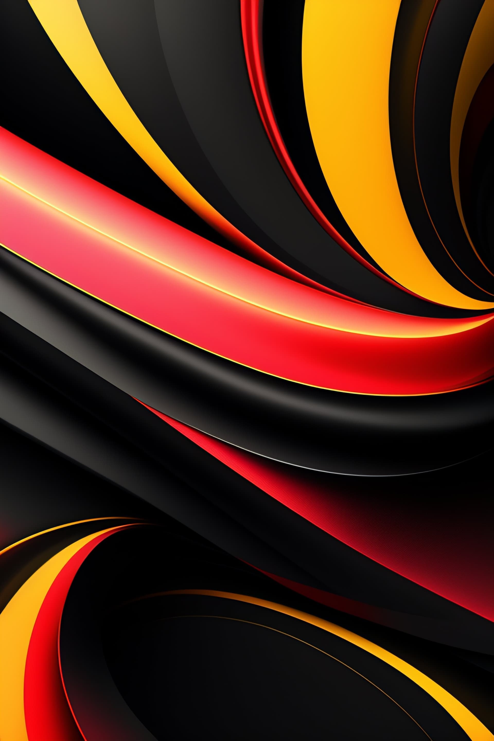 Swirling Dark Ribbons - Pro phone wallpaper