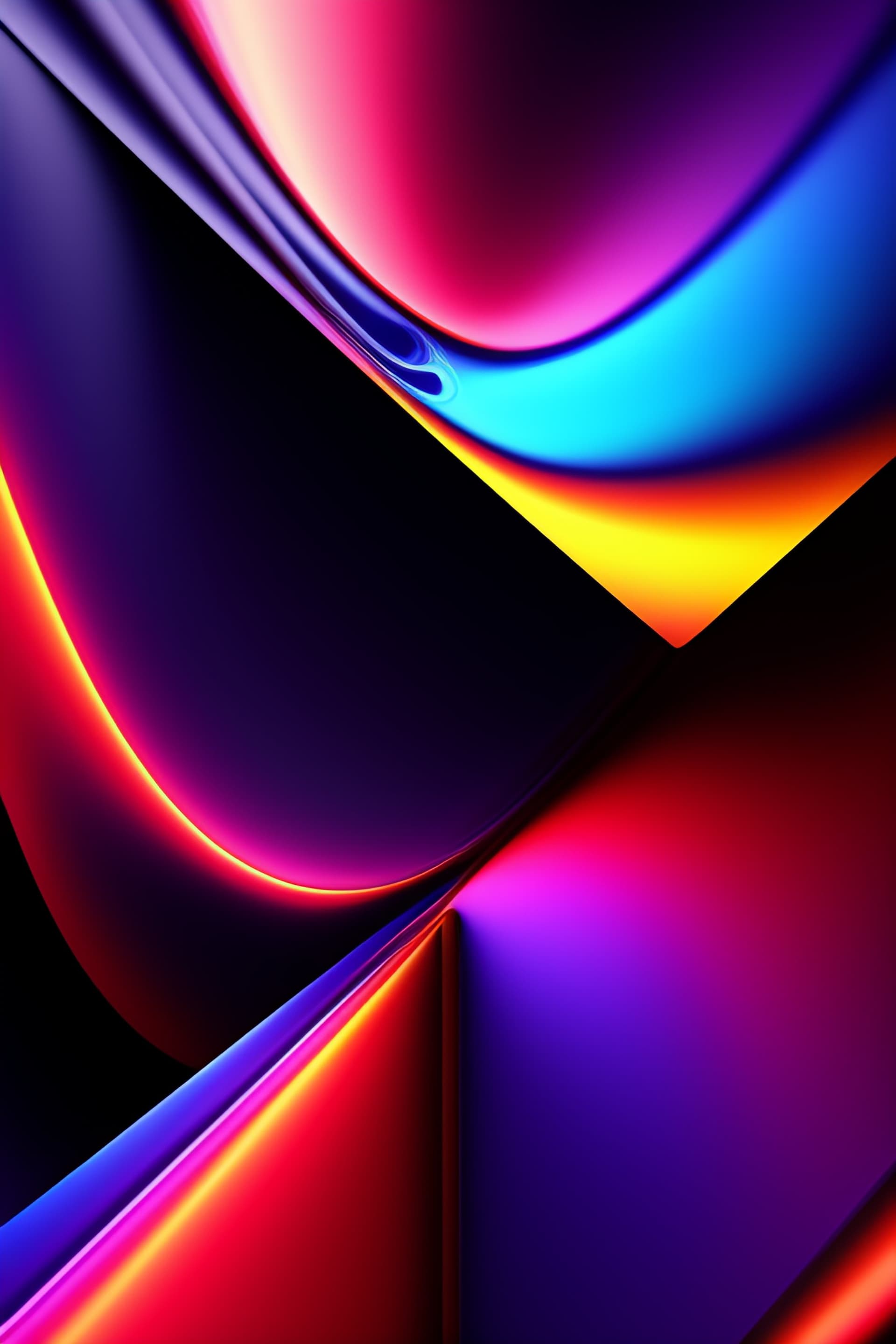 Prismatic Light Show - Pro phone wallpaper