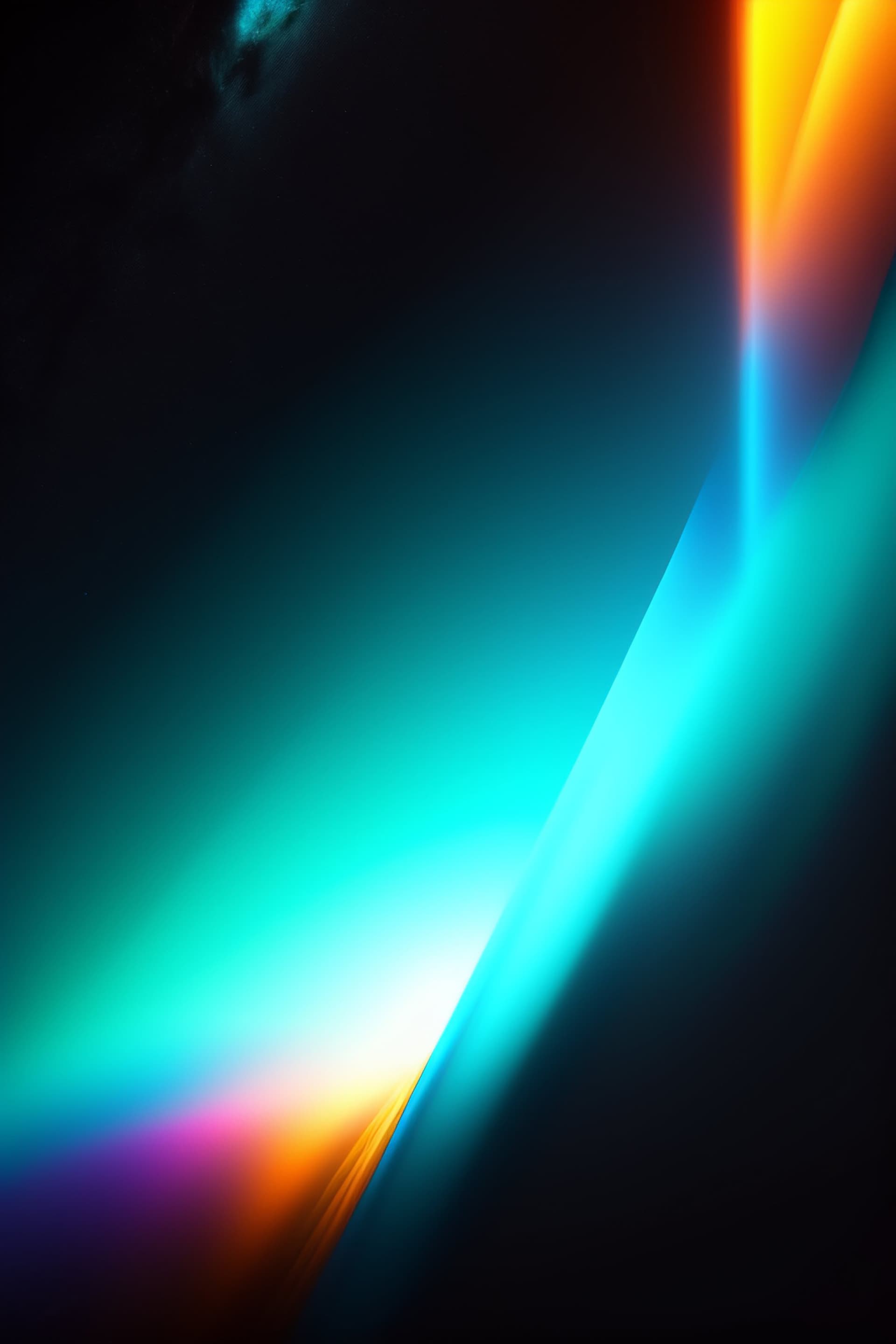 Teal Light Stream - Pro phone wallpaper