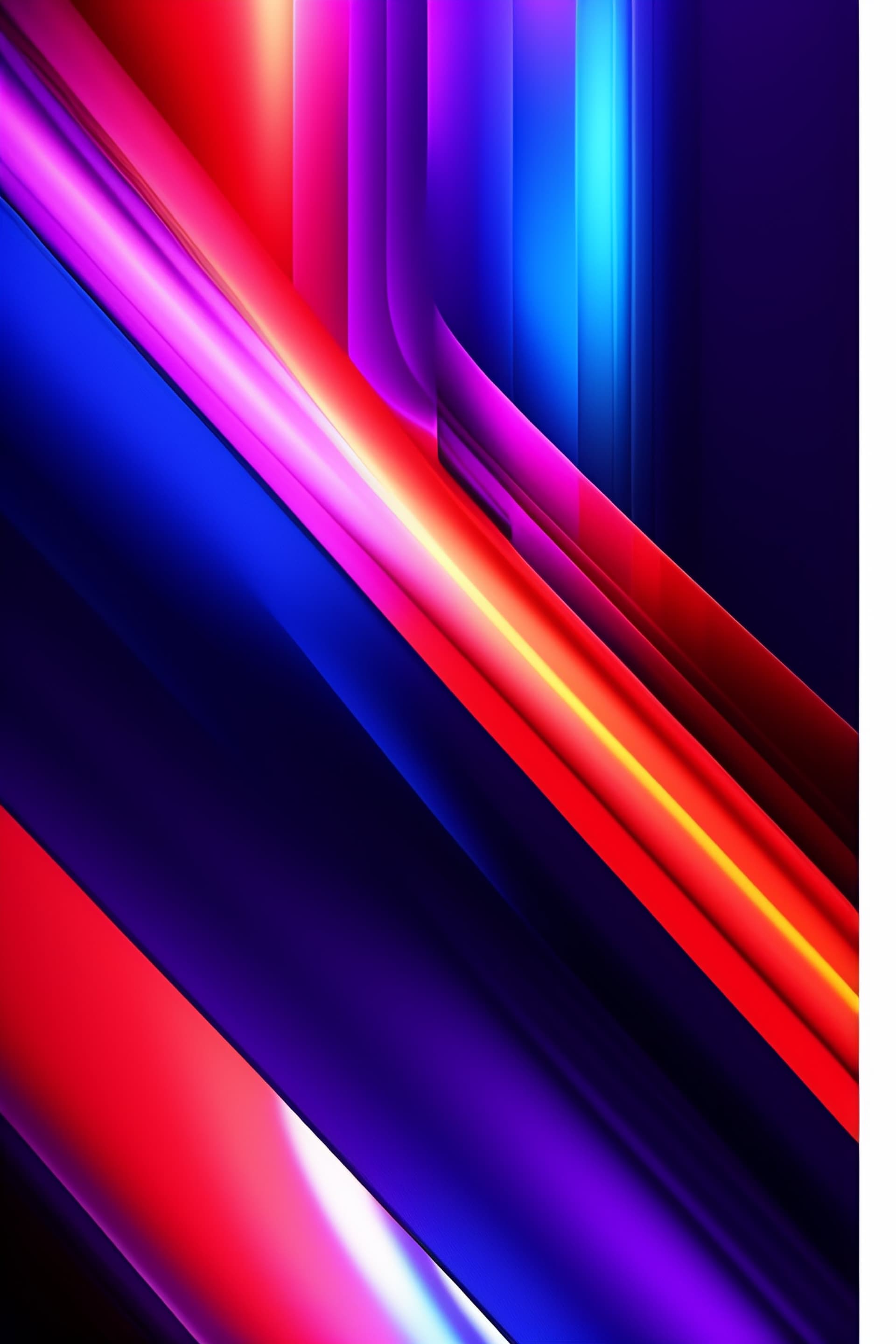 Prismatic Light Trails - Pro phone wallpaper