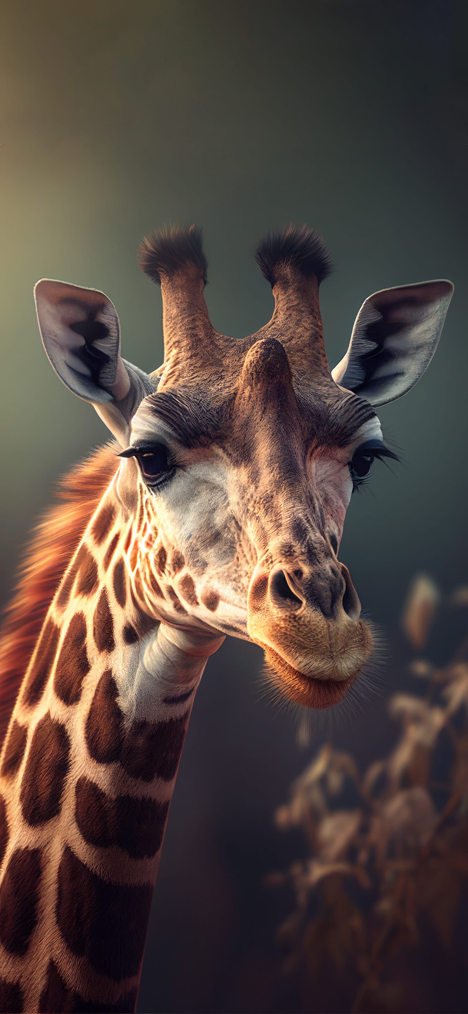 Giraffe Close Up - Pro phone wallpaper