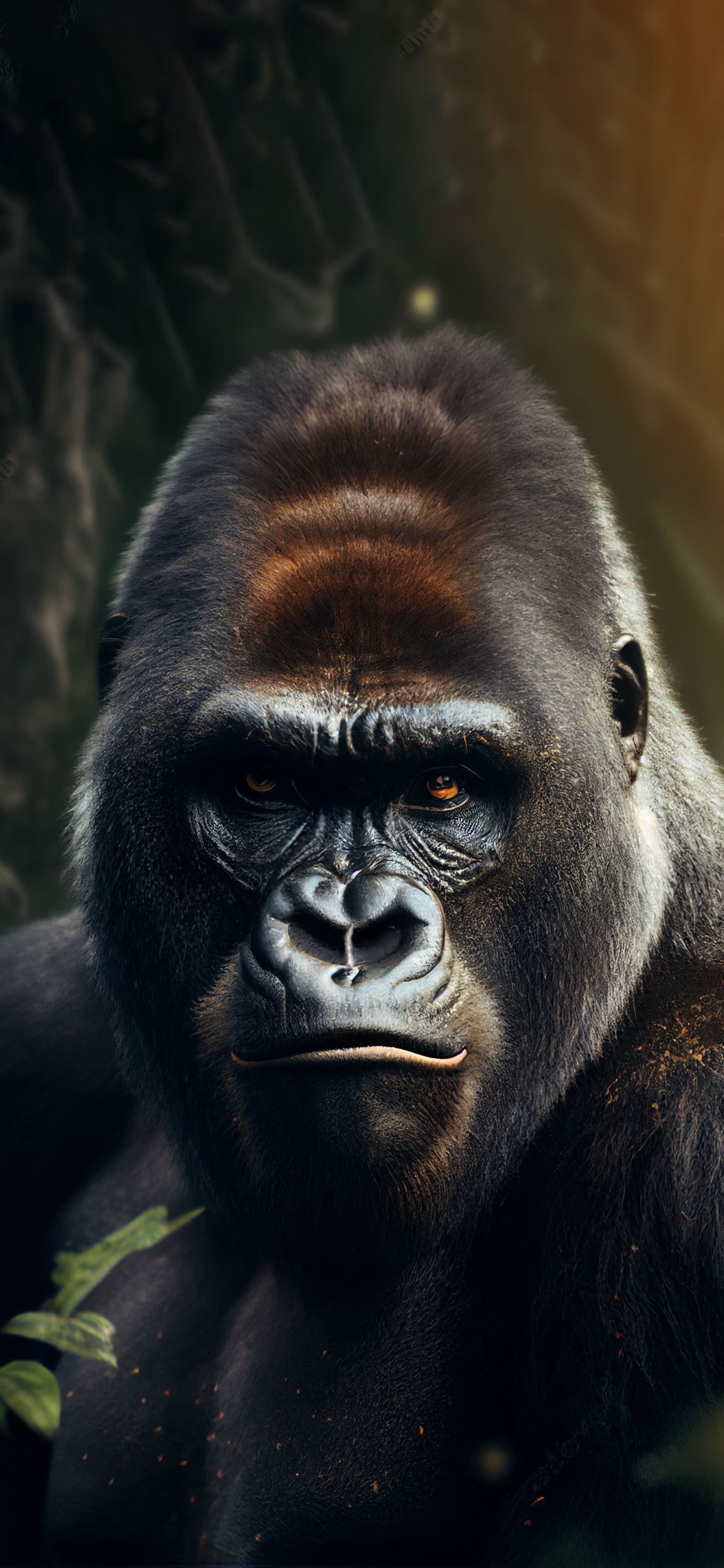 Gorilla Portrait - Pro phone wallpaper