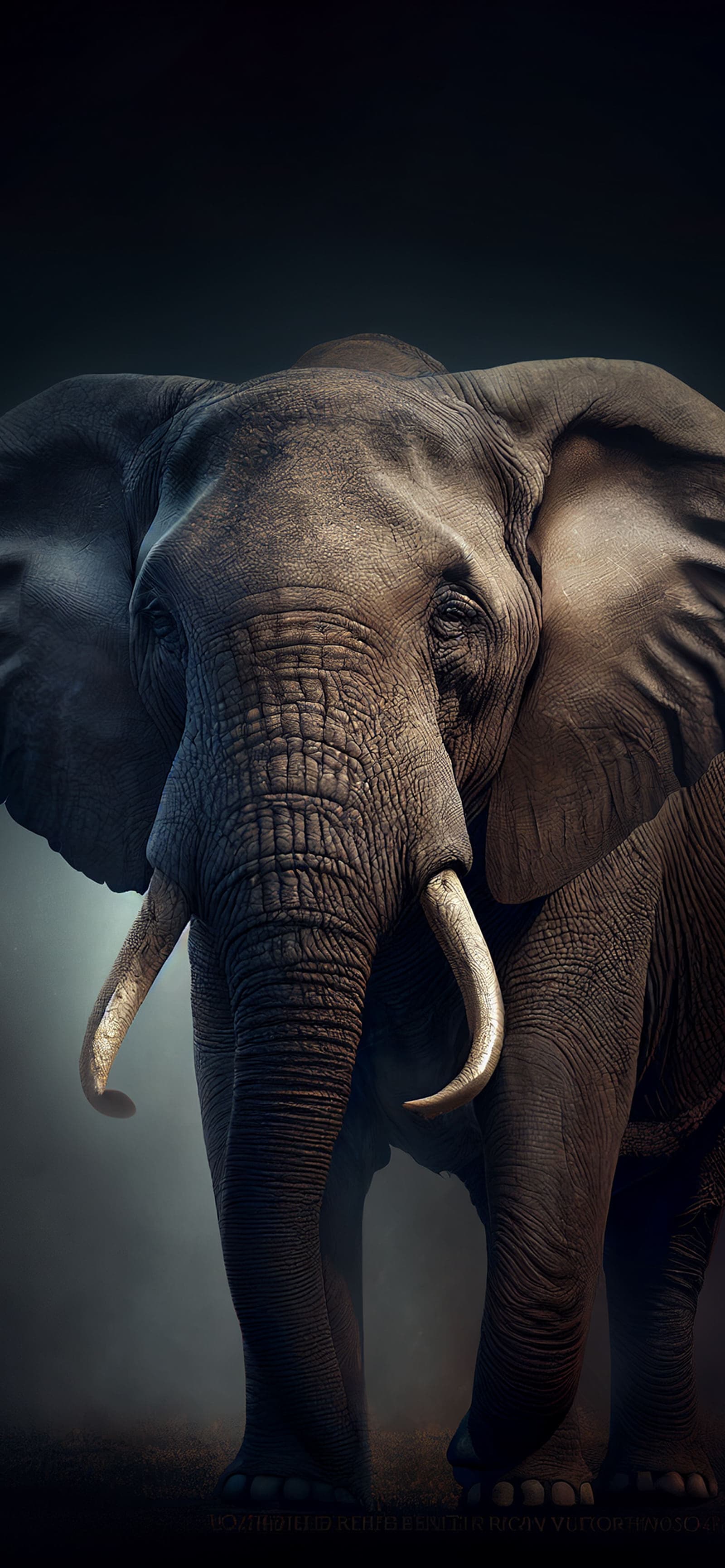 Elephant Portrait - Pro phone wallpaper