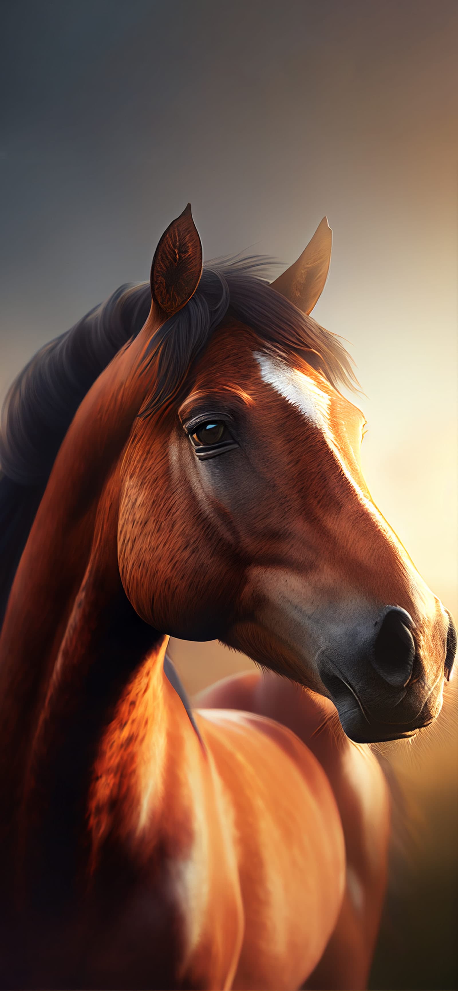 Equestrian Brown Beauty - Pro phone wallpaper