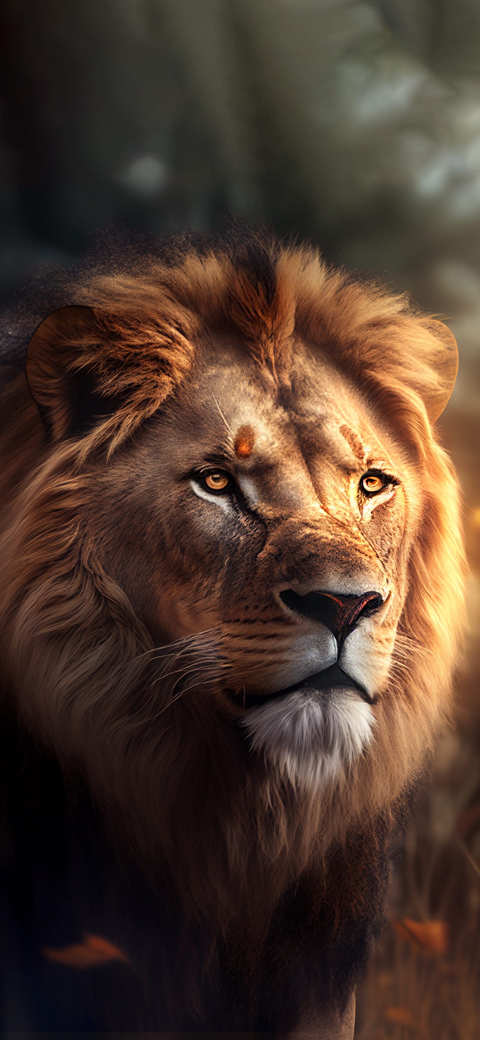Golden Lion - Pro phone wallpaper