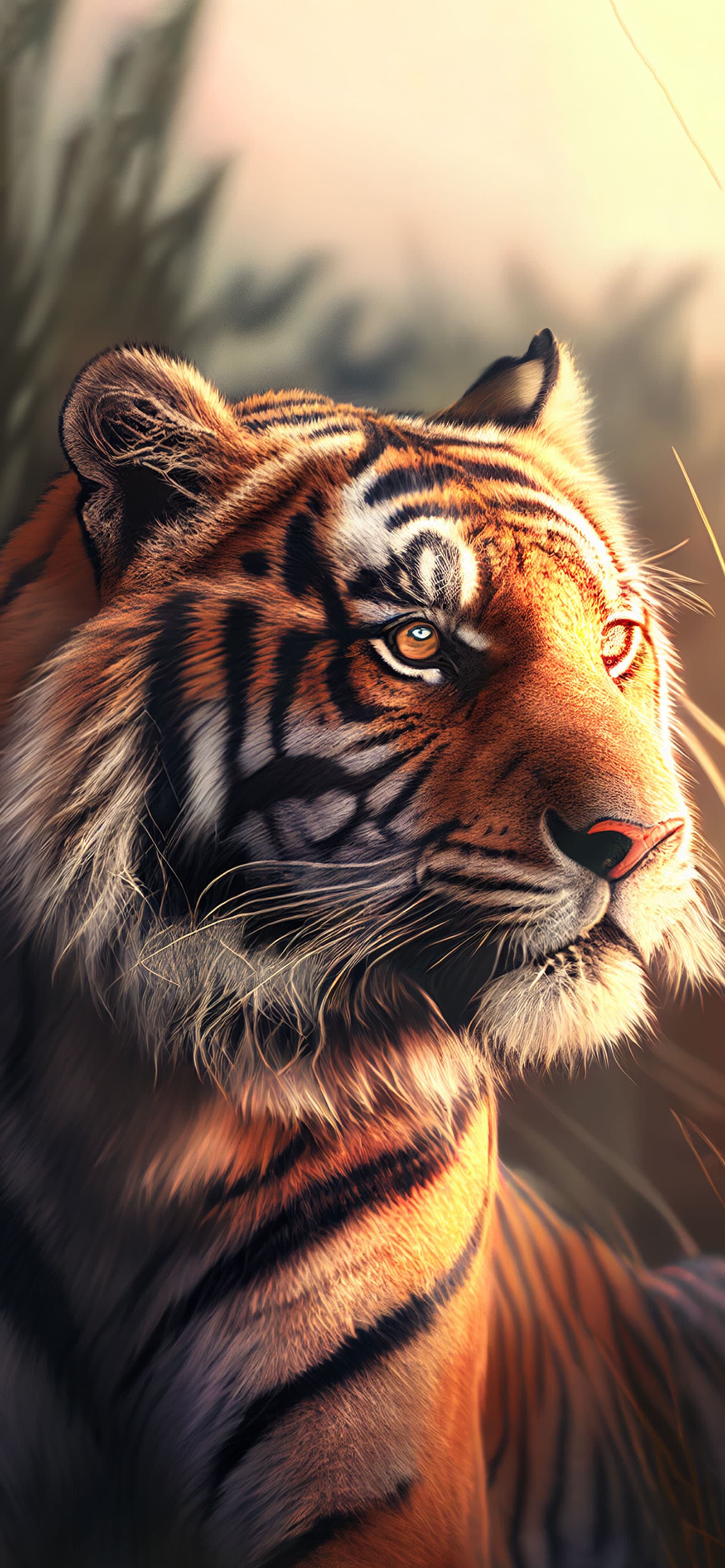 Tiger Profile - Pro phone wallpaper