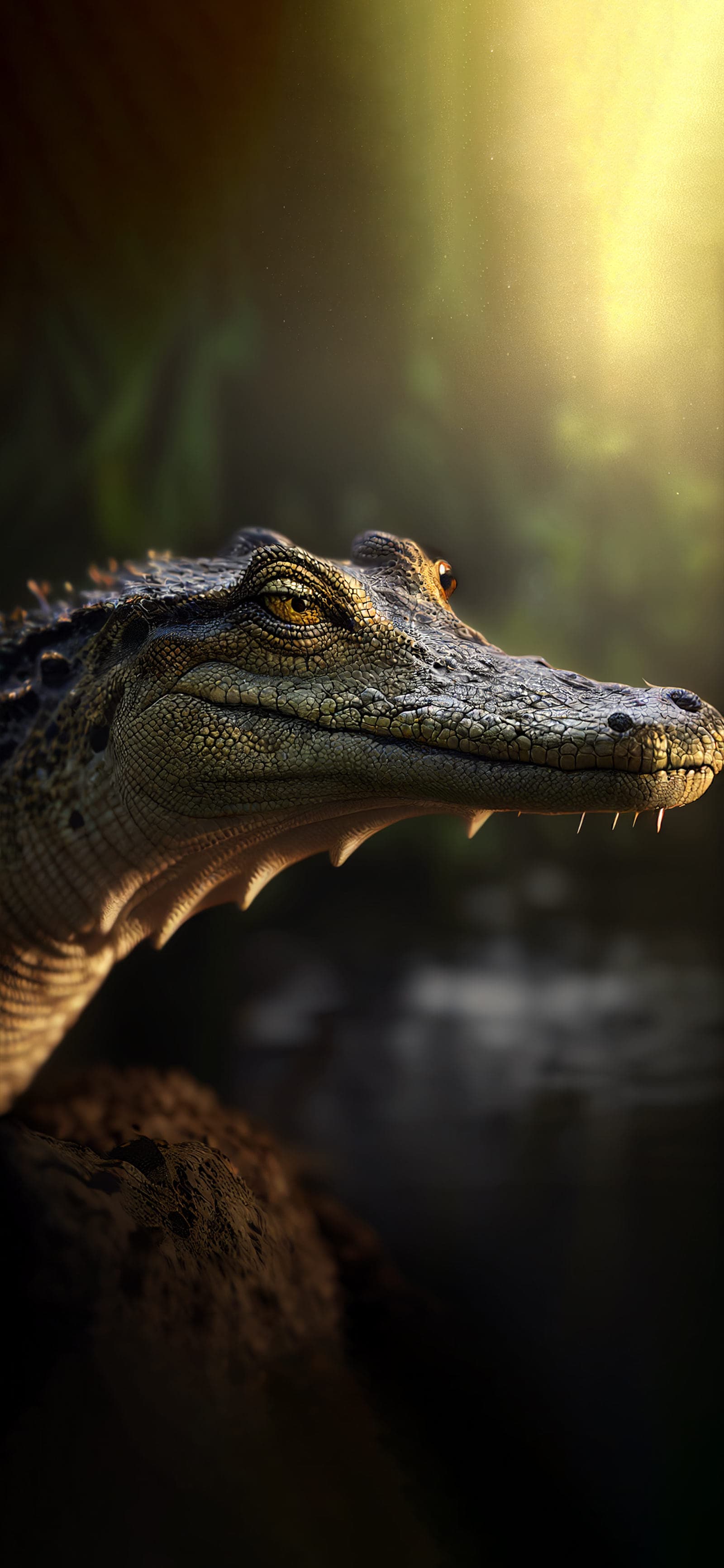 Alligator Gaze - Pro phone wallpaper