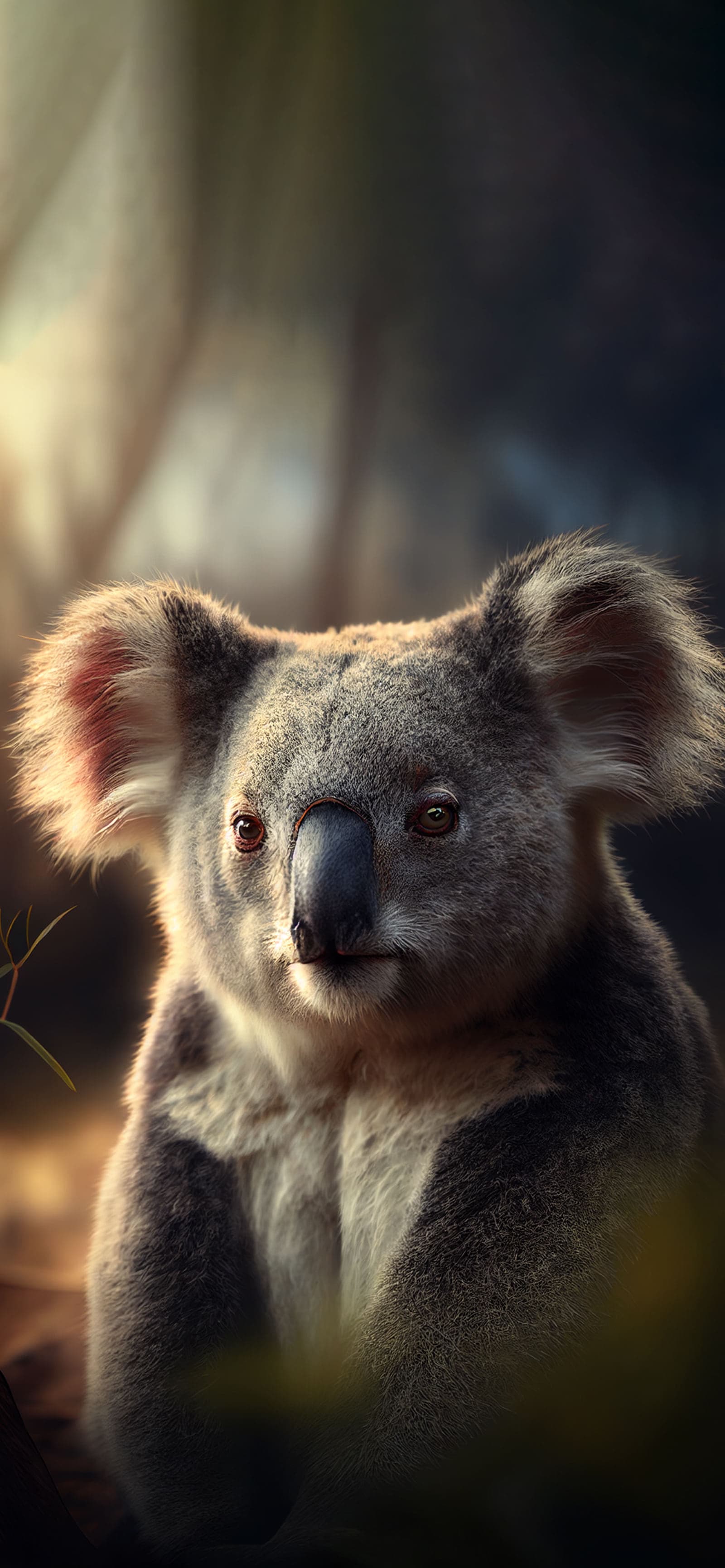 Koala Bear Portrait - Pro phone wallpaper