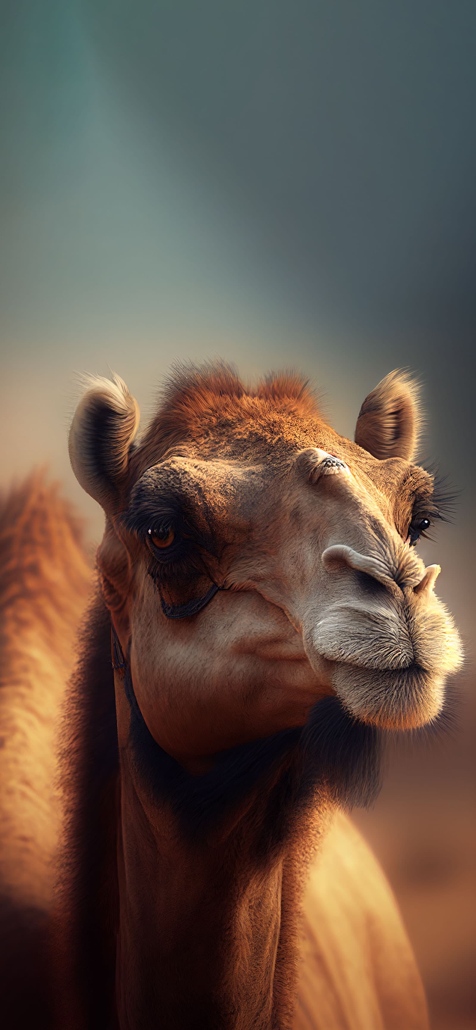 Camel Desert Portrait - Pro phone wallpaper