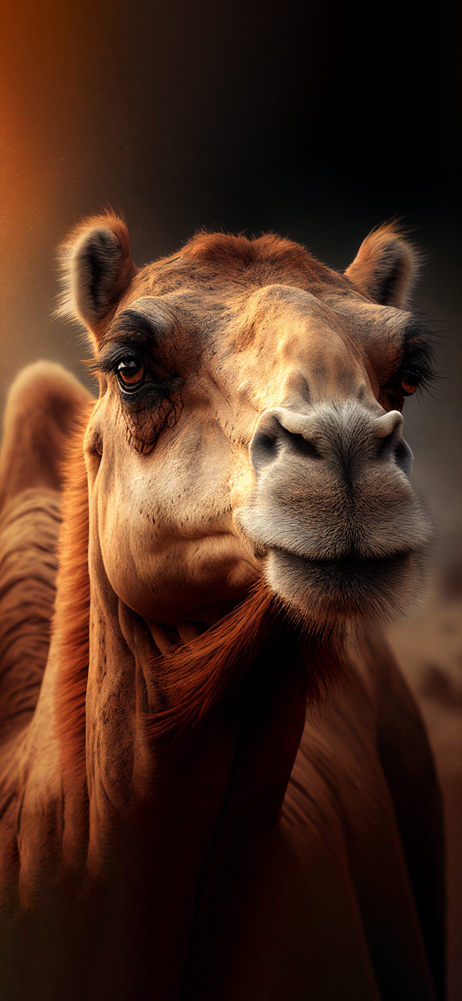 Camel Portrait - Pro phone wallpaper
