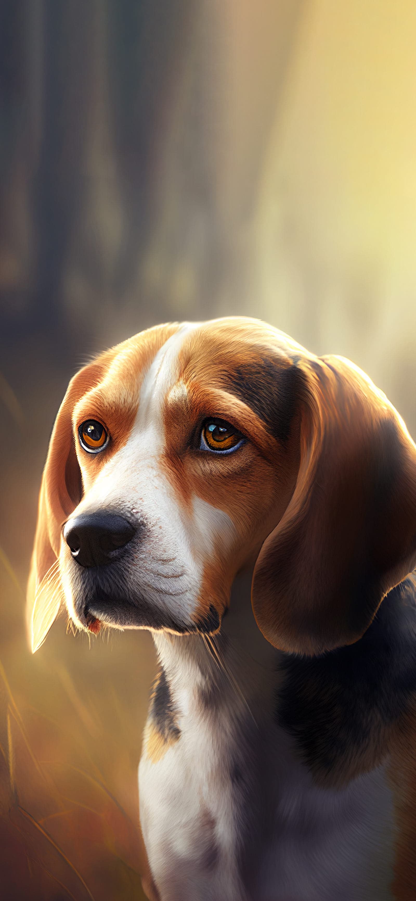 Beagle Portrait - Pro phone wallpaper