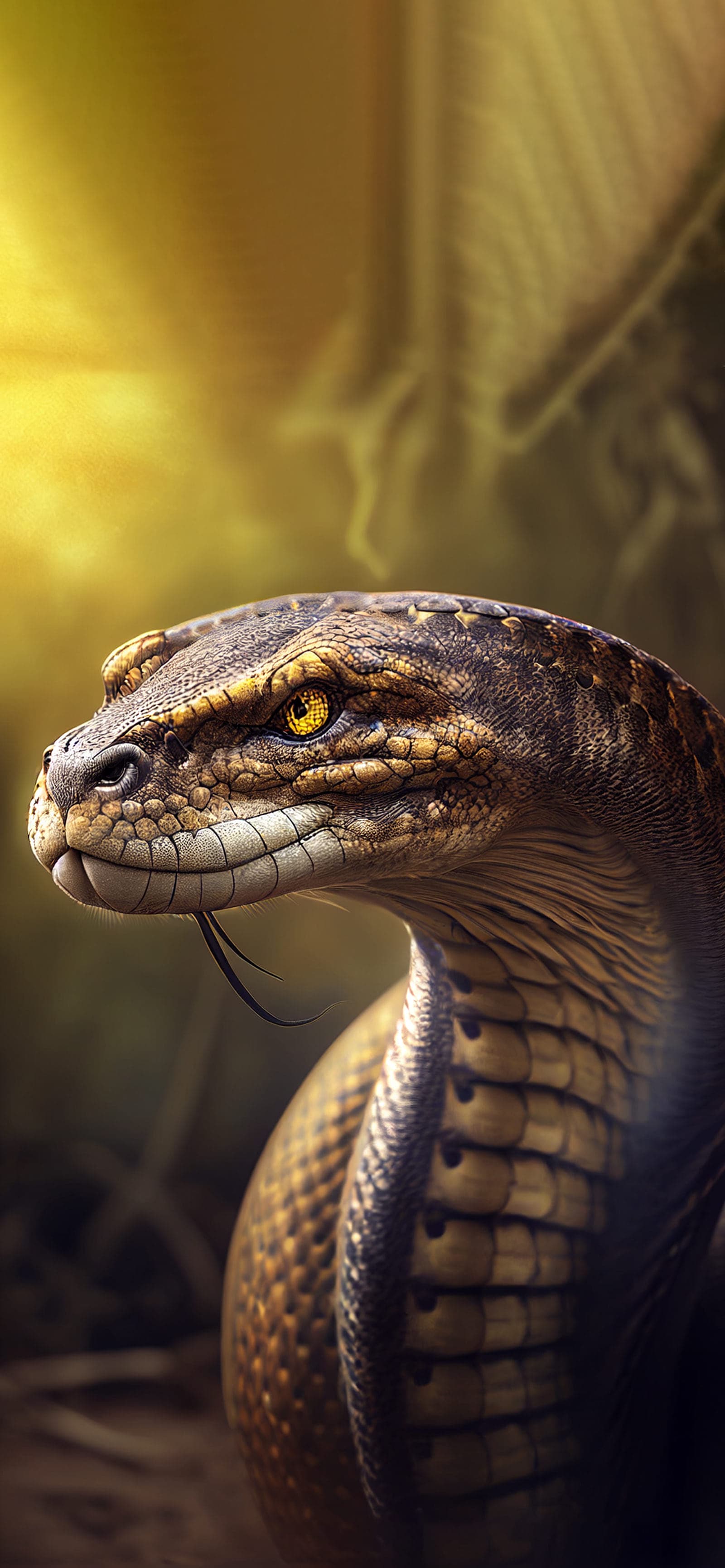 Serpentine Gaze - Pro phone wallpaper