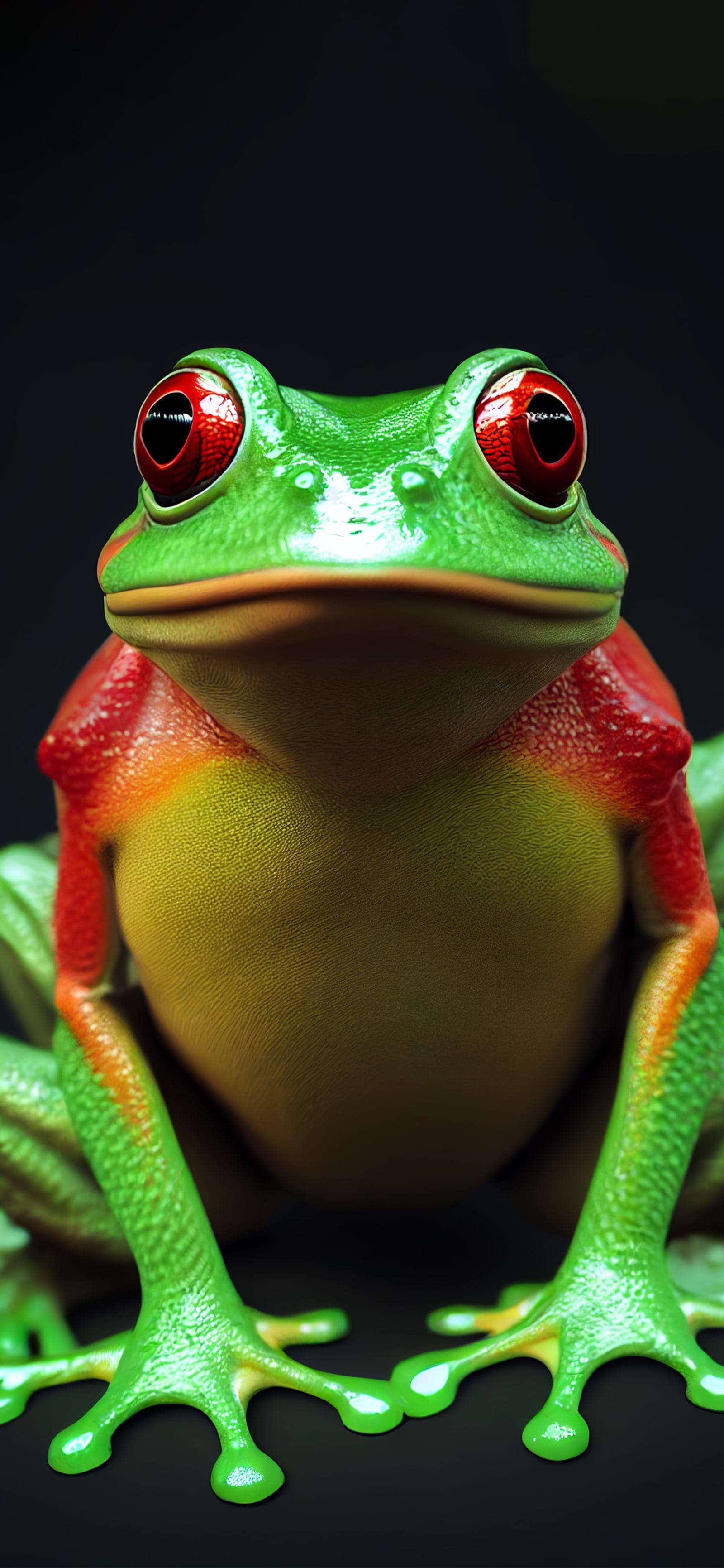 Froggy Red Eyes - Pro phone wallpaper