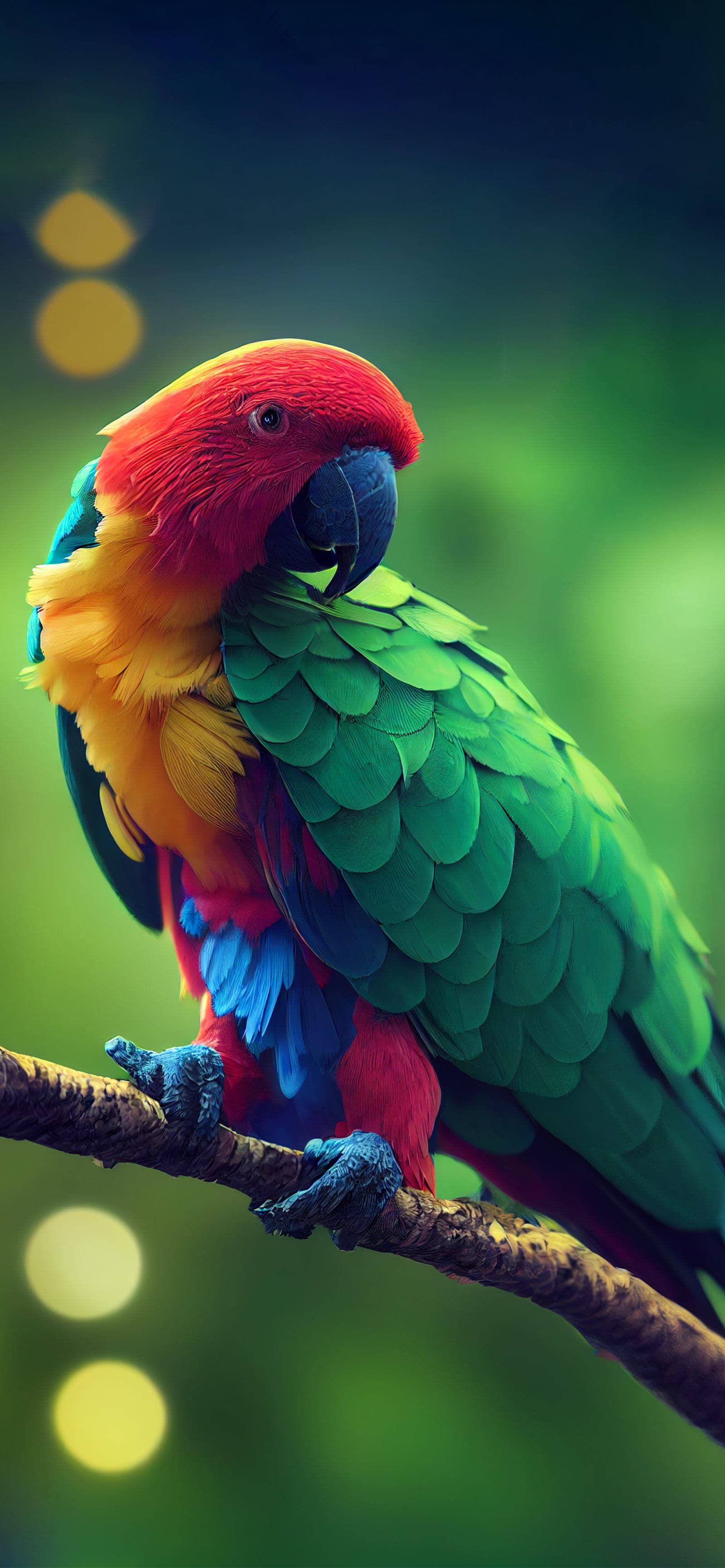 Colorful Parrot - Pro phone wallpaper