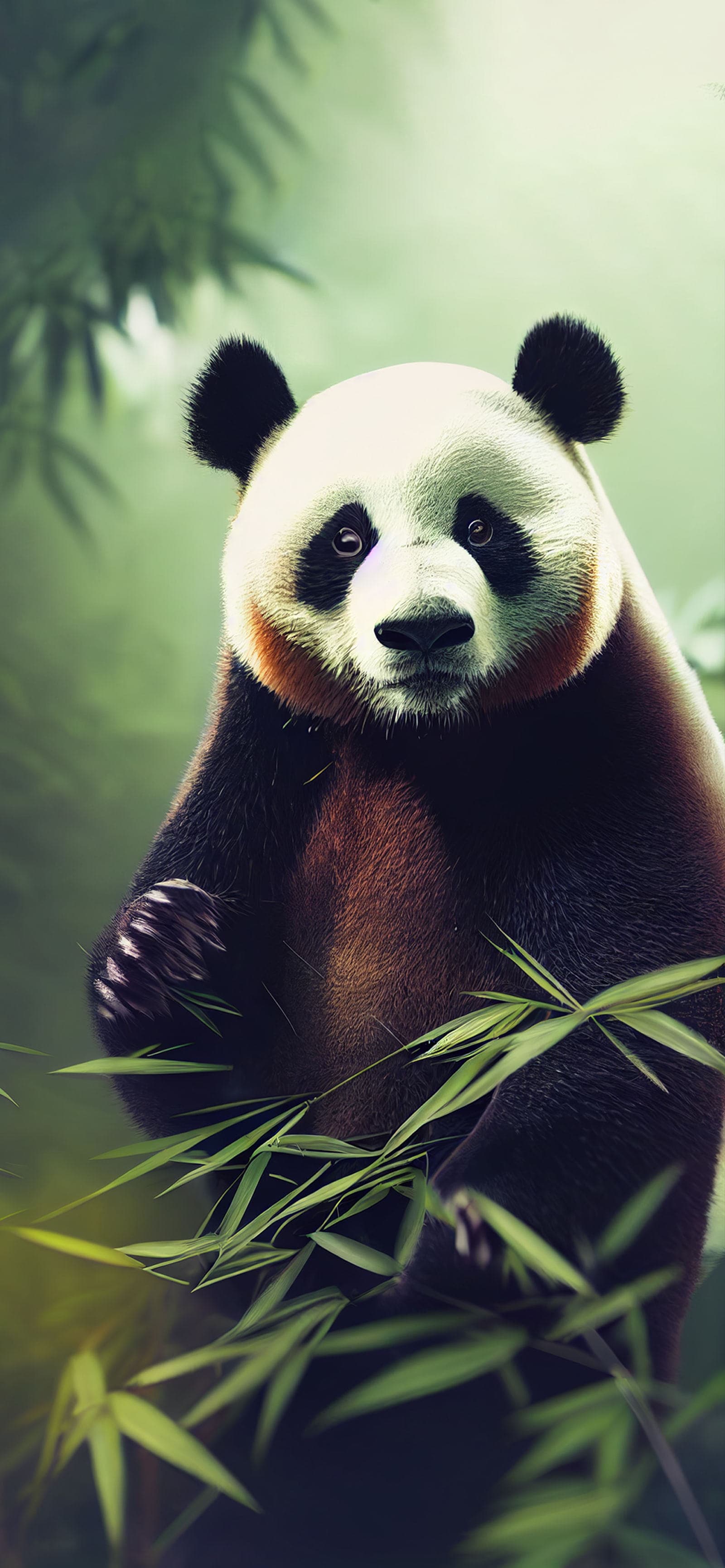 Panda Bamboo Forest - Pro phone wallpaper