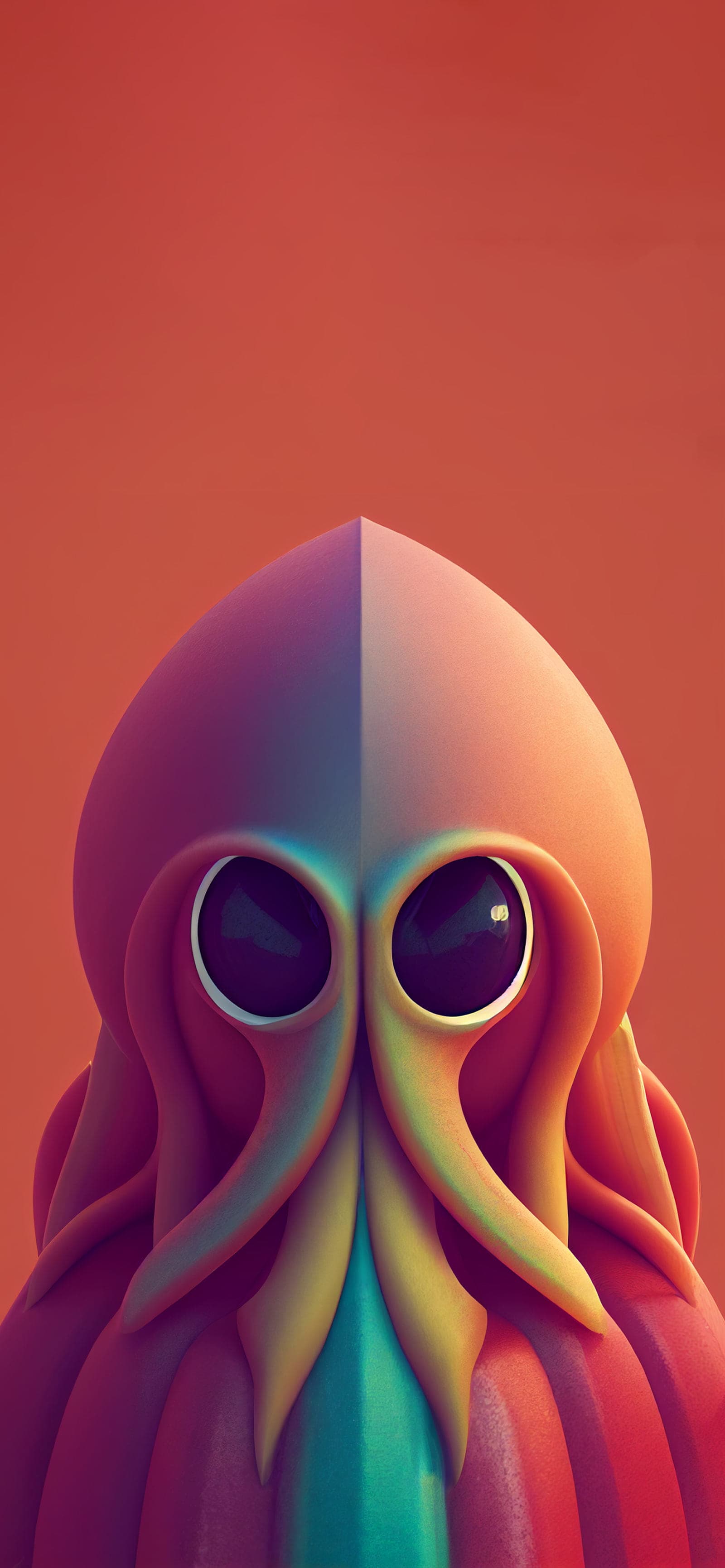 Cartoon Octopus - Pro phone wallpaper