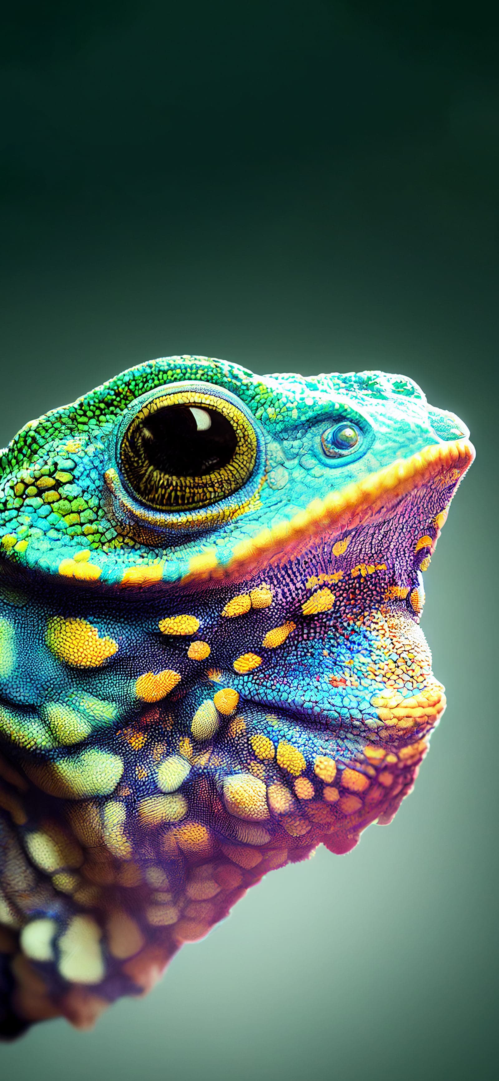 Lizard Colorful Skin - Pro phone wallpaper