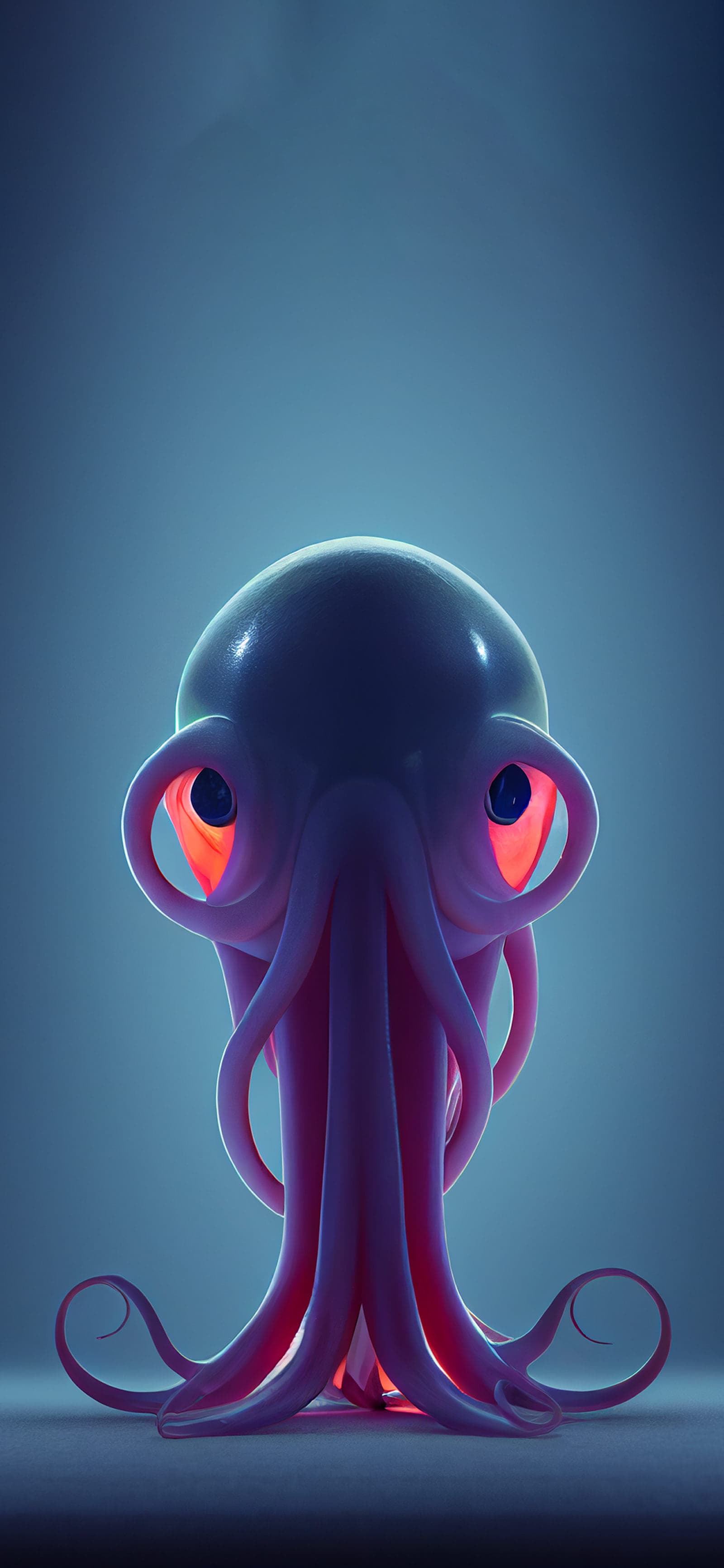 Alien Octopus Gaze - Pro phone wallpaper