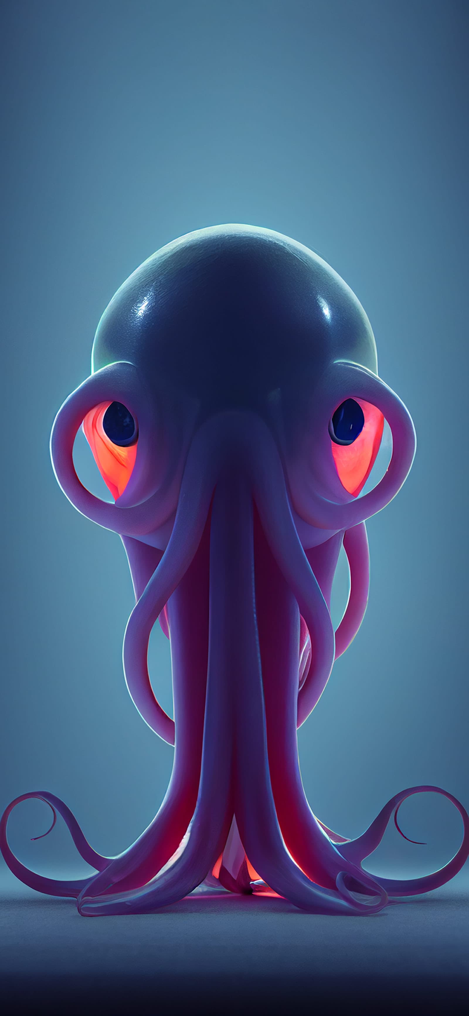 Alien Octopus - Pro phone wallpaper