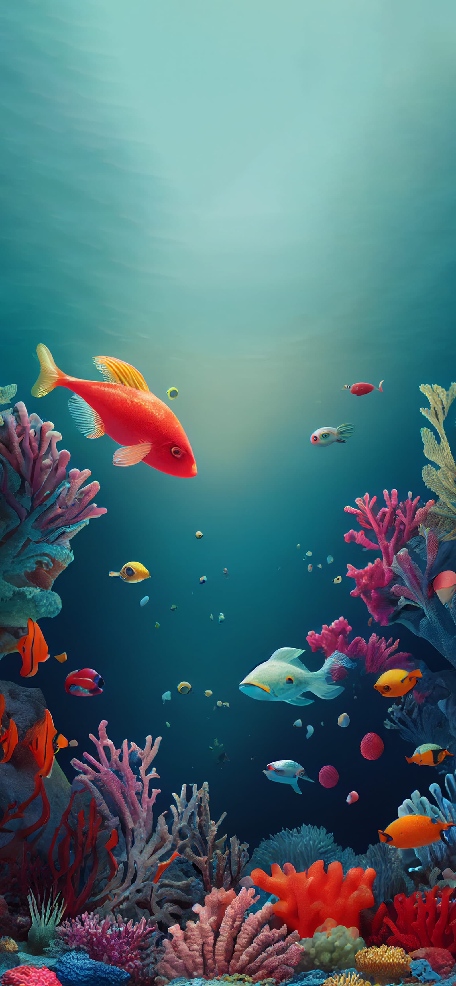 Coral Reef Life - Pro phone wallpaper